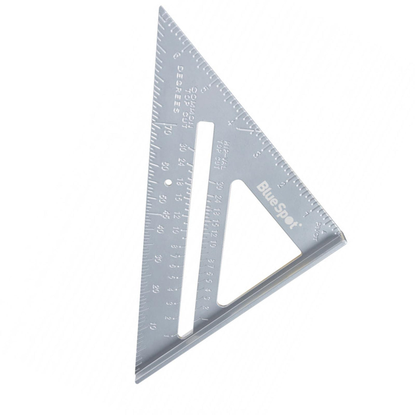 BlueSpot 150mm 6" Aluminium Speed Square Roofing Rafter Angle Measure Guide
