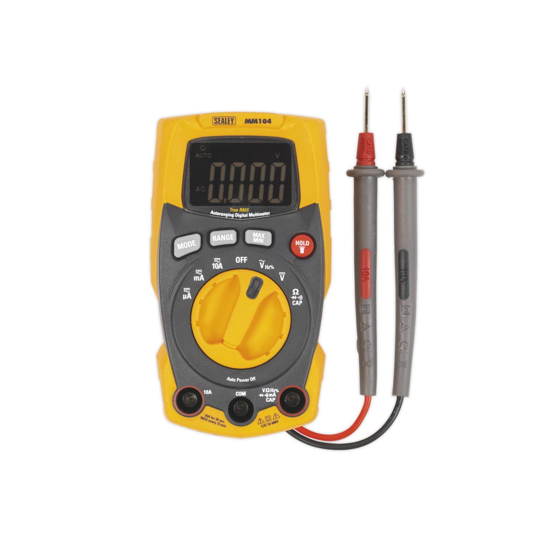 Sealey Professional Auto-Ranging Digital Multimeter