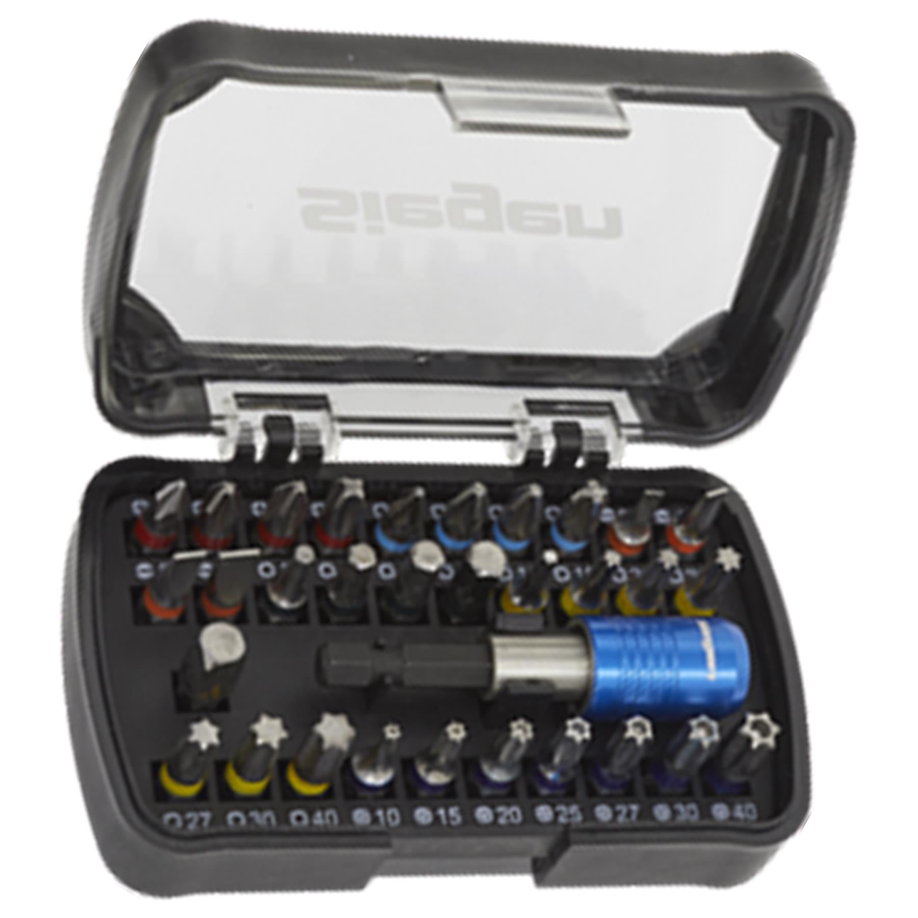 Sealey Power Tool Bit Set 32pc Colour-Coded S2