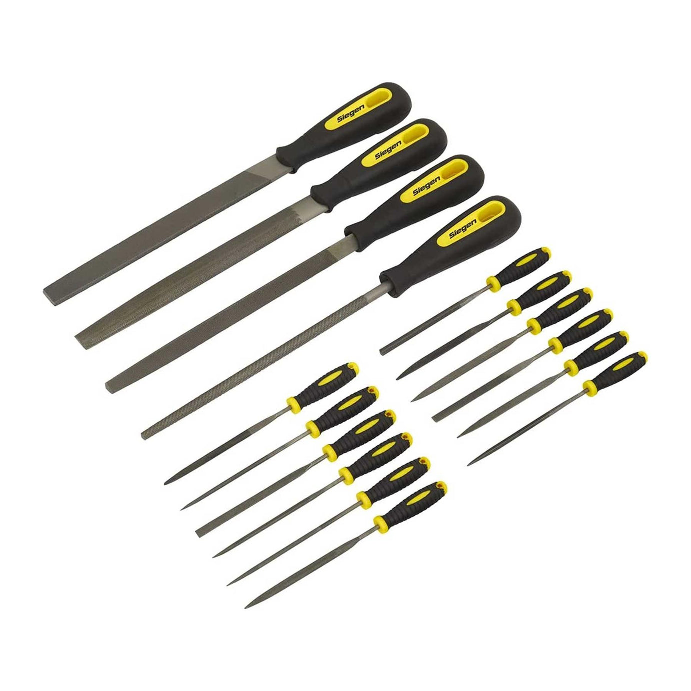 Sealey File Set 16pc Engineer's & Needle