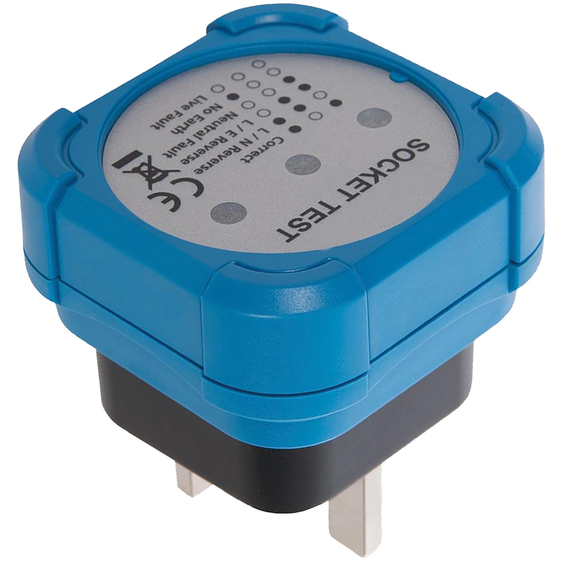 Electric Mains Plug In Socket Tester 240V Power Live Earth For Checking Sockets