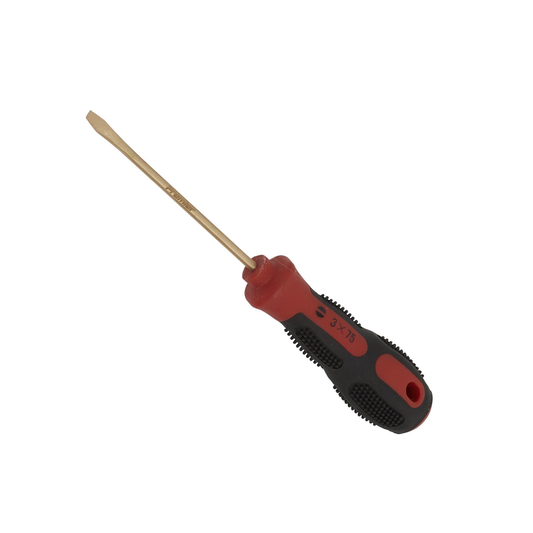 Sealey Screwdriver Slotted 3 x 75mm - Non-Sparking
