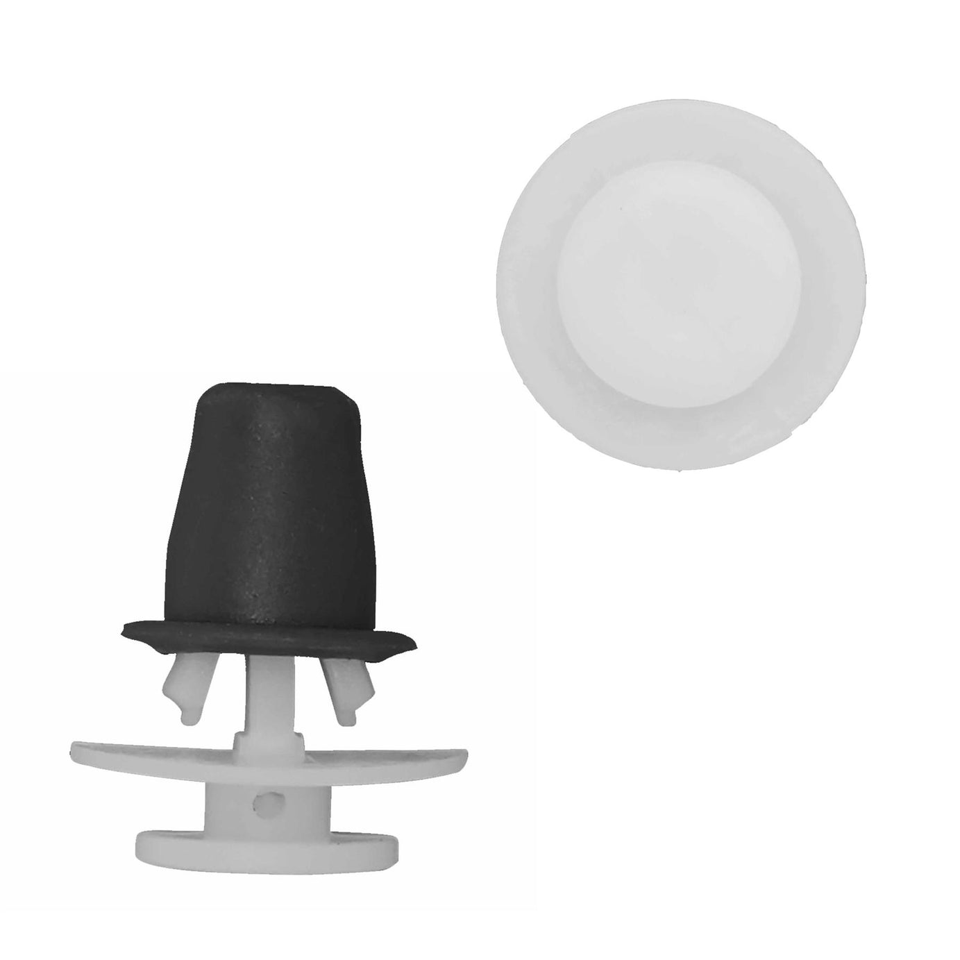 Side Moulding Clip/Grommet, 18mm x 23mm, VW Golf III -Pk 20 Sealey