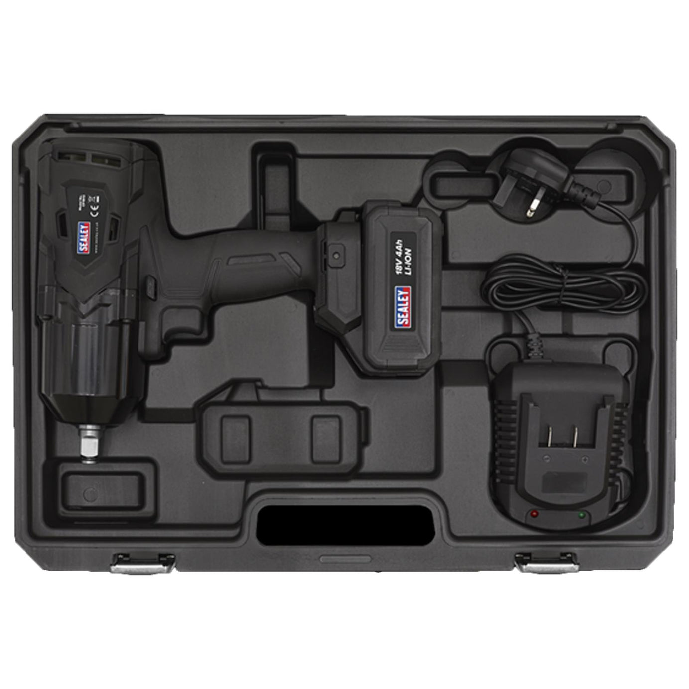 Sealey Cordless Impact Wrench 18V 4Ah Lithium-ion 1/2"Sq Drive CP1812