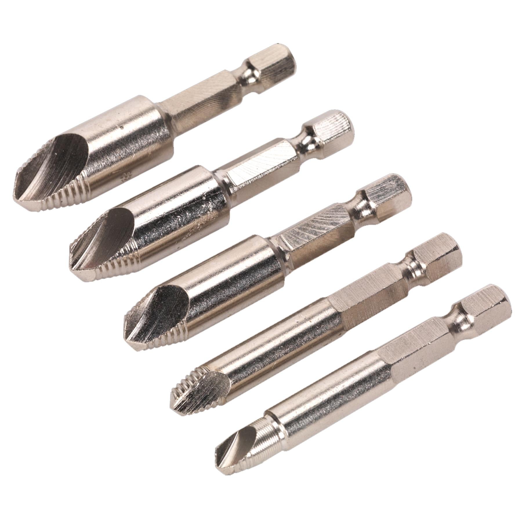Sealey HSS Screw Extractor Set 5pc Screw Extractor Work Tools AK7228