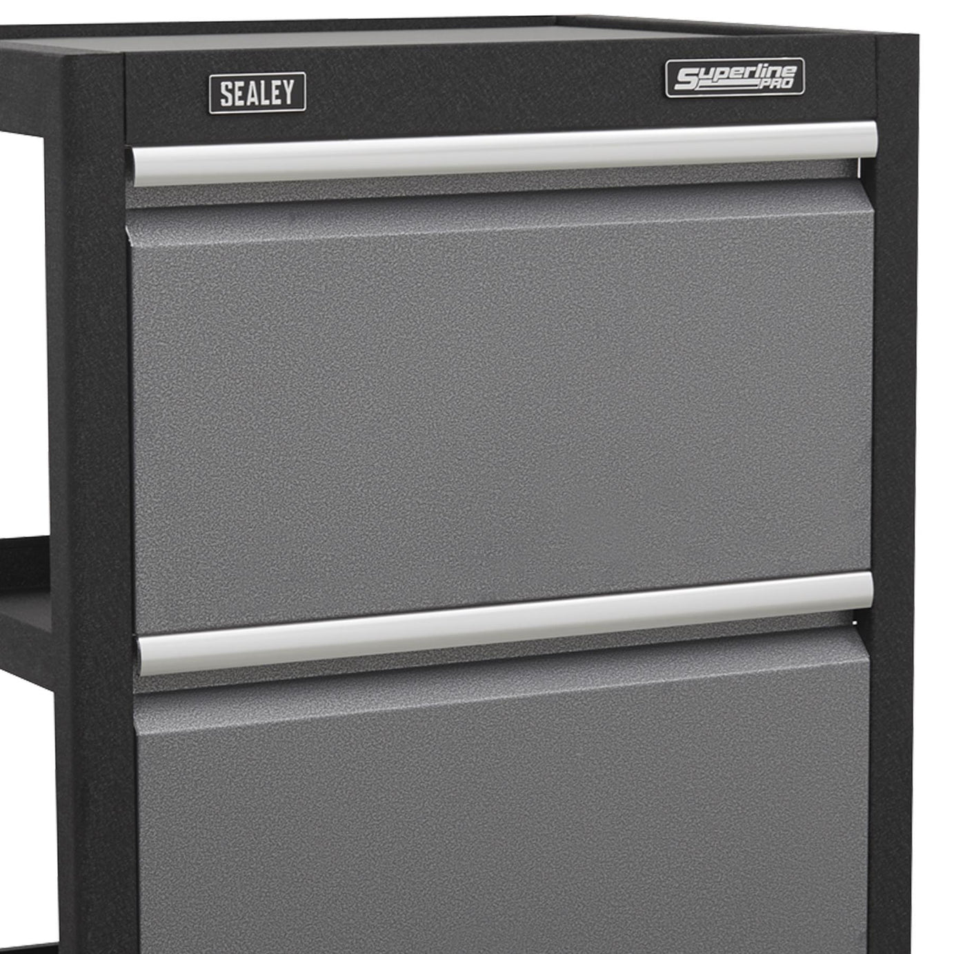 Sealey Modular Mobile Workshop Trolley Aluminium handles.