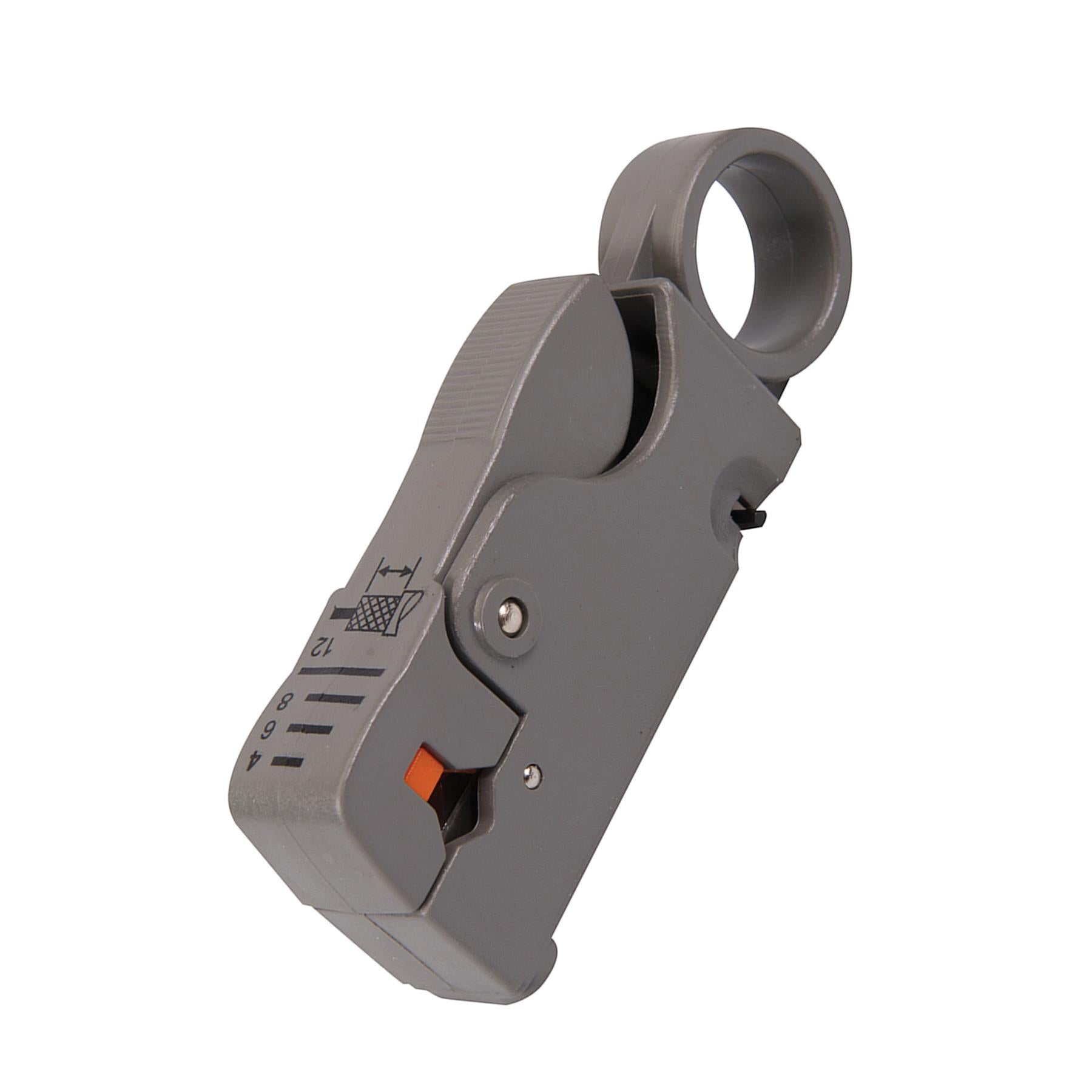Coaxial Cable Stripper - Rg6 / 58 / 59 / 62 Adjustable Blade Depth Length 100mm