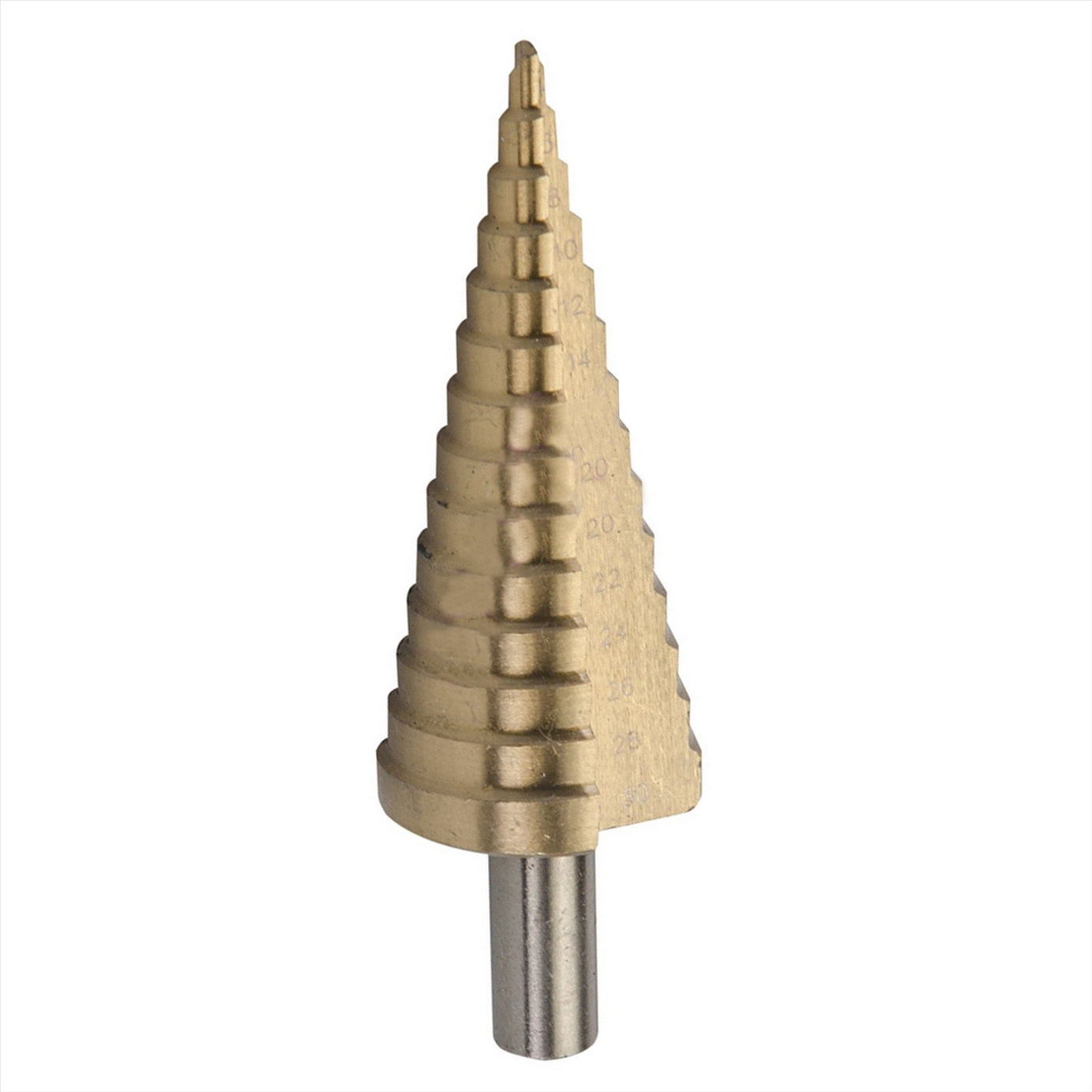 Titanium-Plated Hss Step Drill Bit 4mm - 30mm DIY Tools Produces Accurate Holes