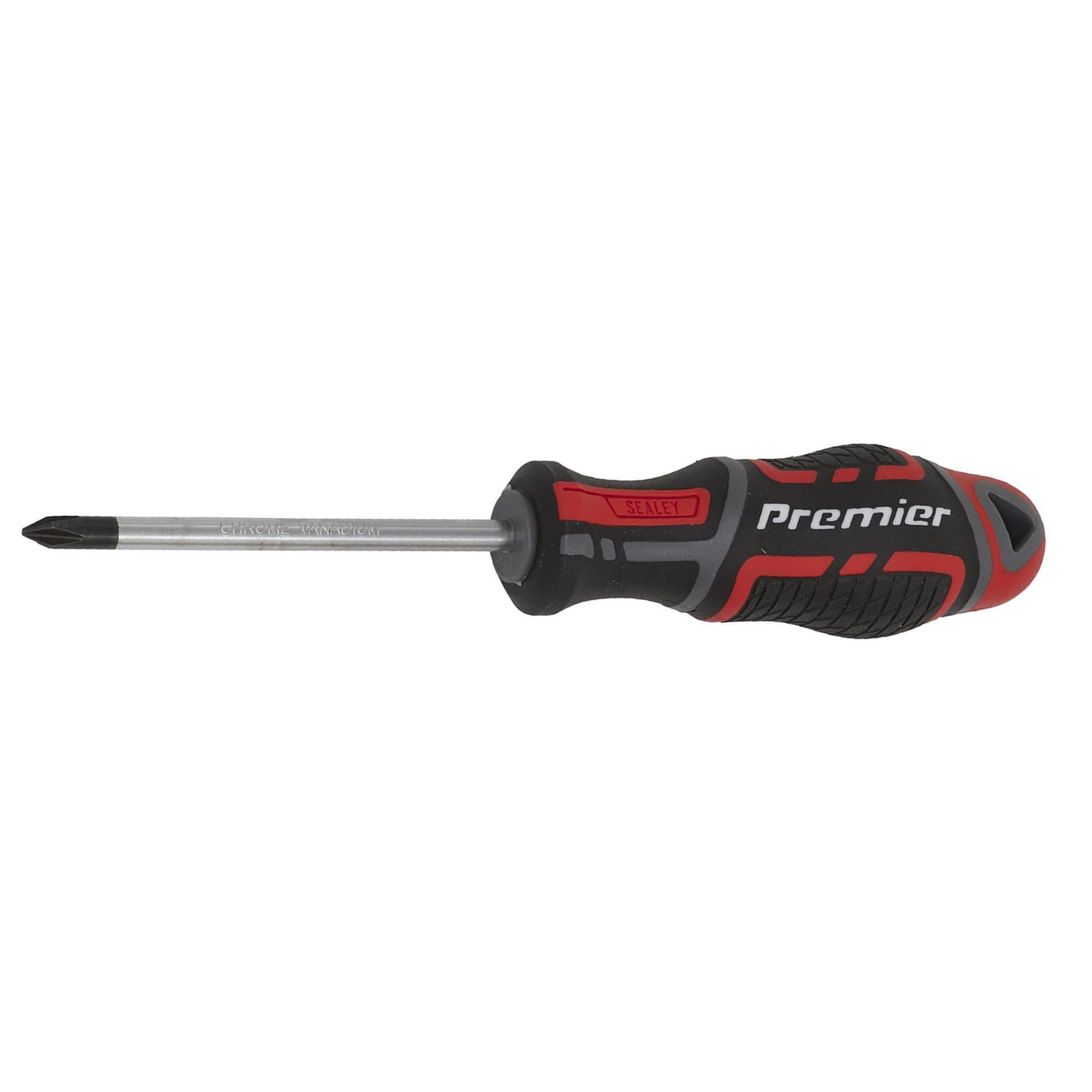 Sealey Screwdriver Phillips #1 x 75mm Plus Soft Grip Handle Magnetic GripMAX