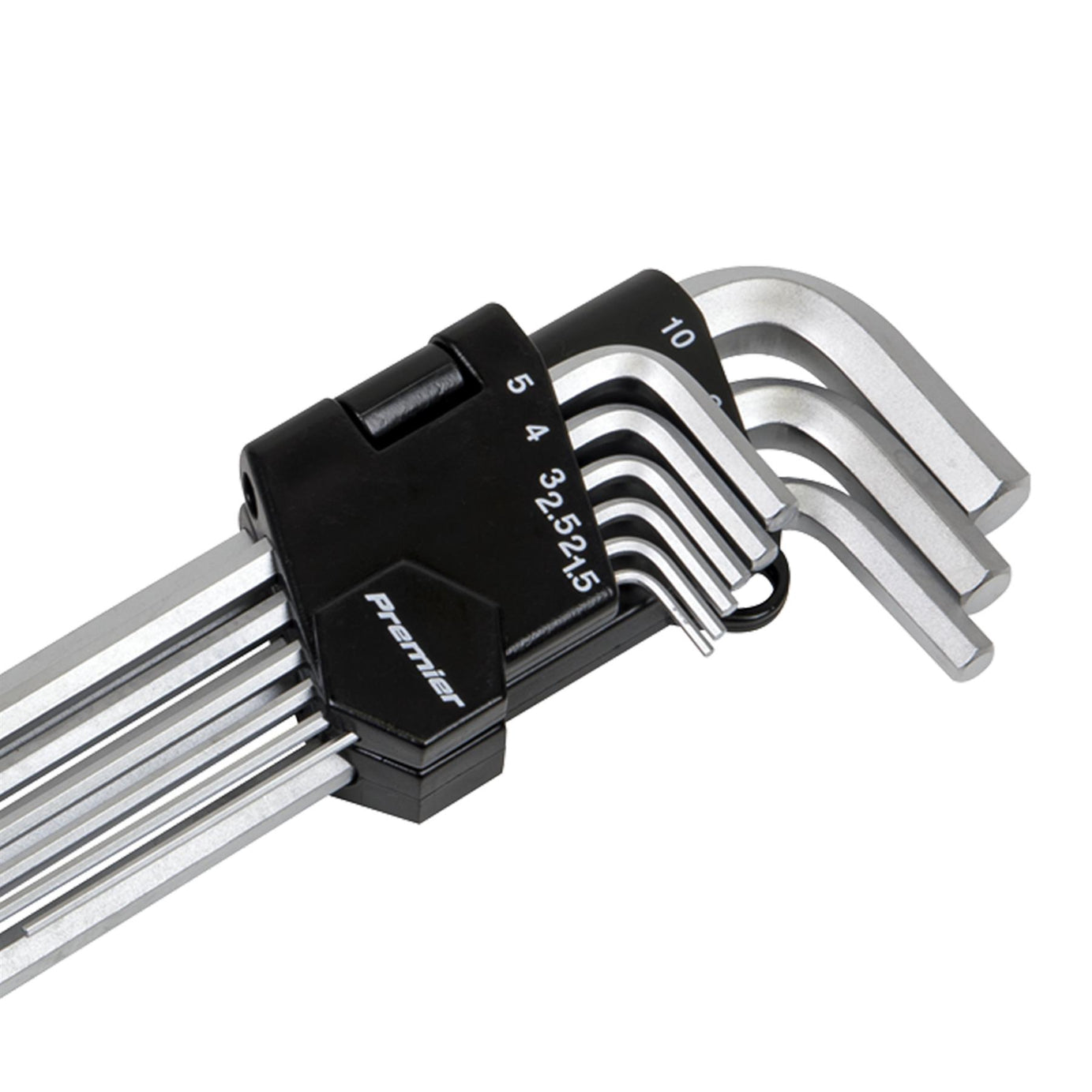 Sealey Hex Key Set 9pc Extra-Long Metric
