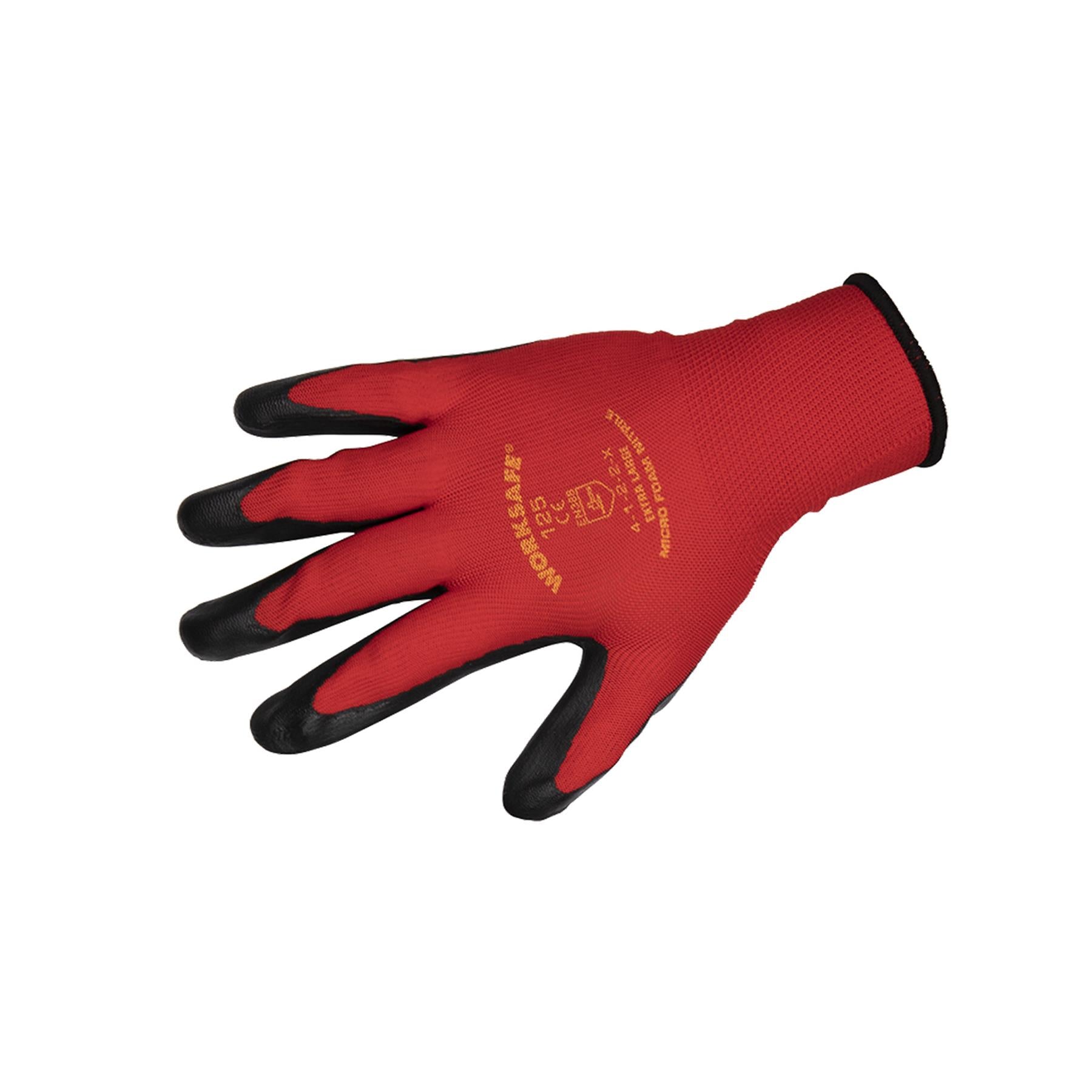 Sealey Flexi Grip Nitrile Palm Gloves (X-Large) - Pair