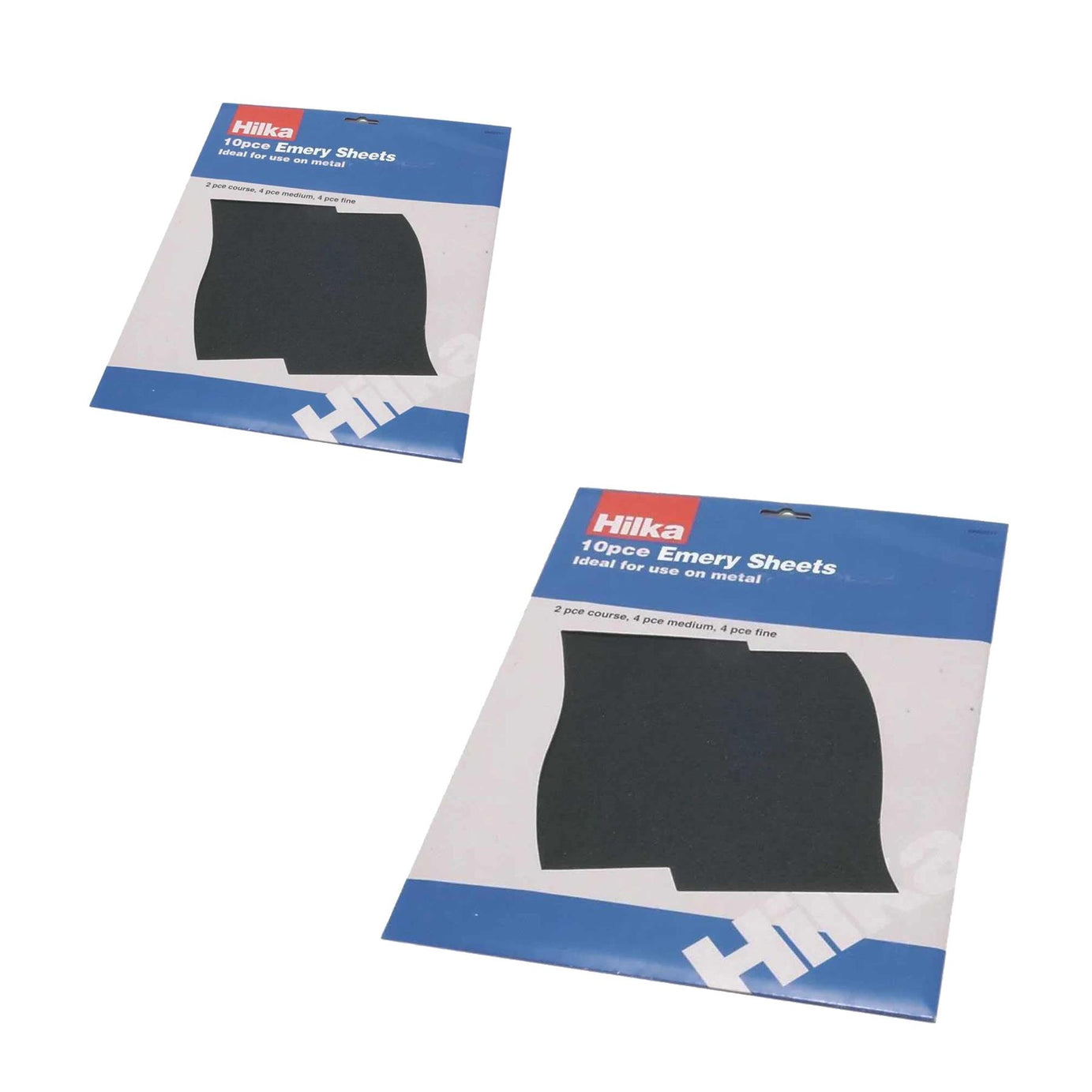 10Pcs Wet & Dry Assorted Emery Sand Paper Fine Extra Fine Medium Coarse Sheets