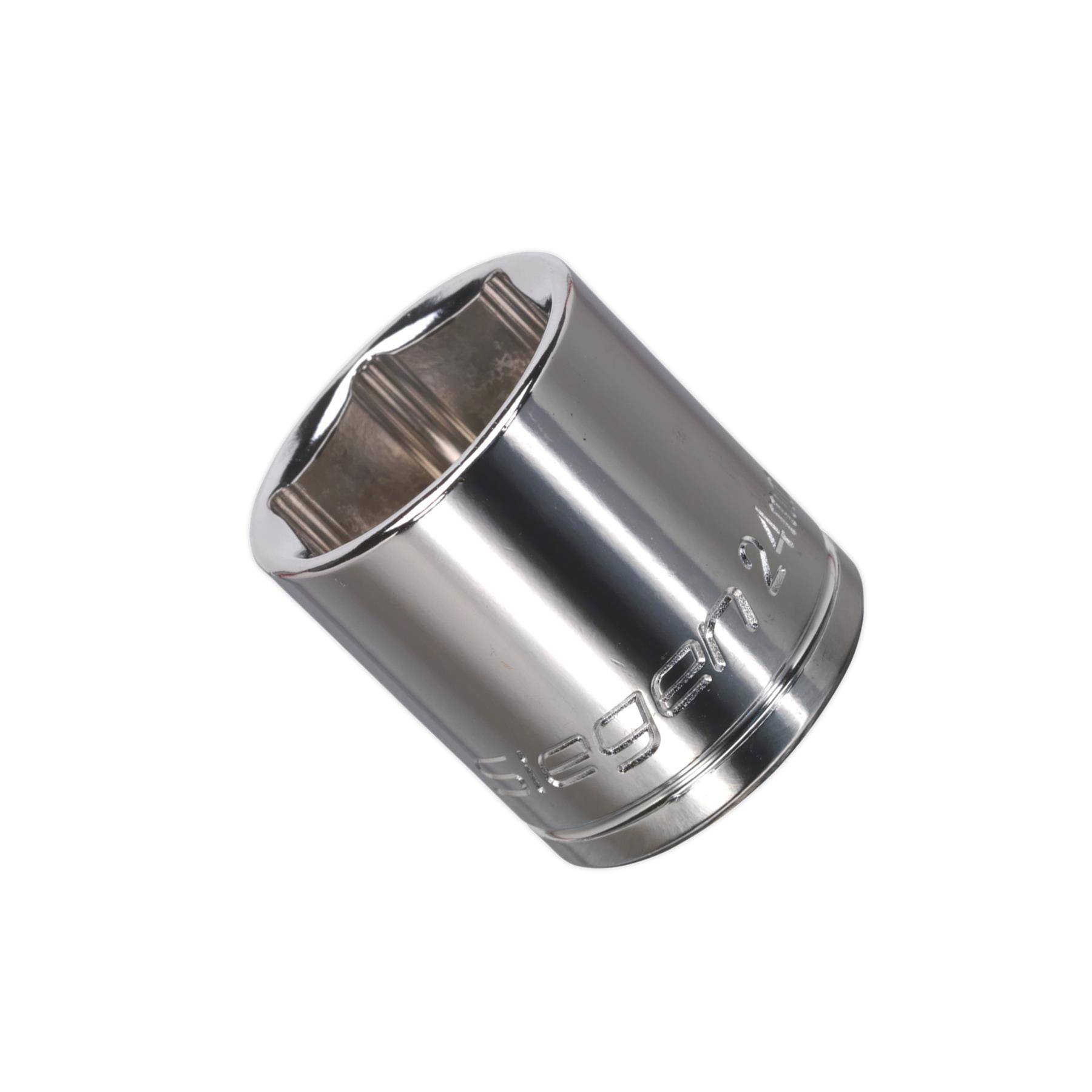 Sealey WallDrive Socket 24mm 1/2"Sq Drive
