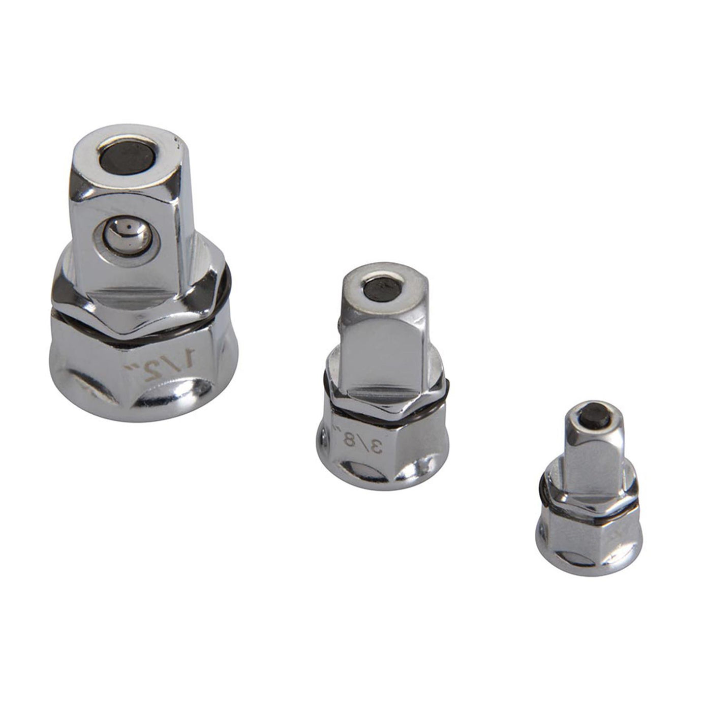 3Pce Ratchet Spanner Adaptor Set Converts Ratchet Spanners Into Ratchets