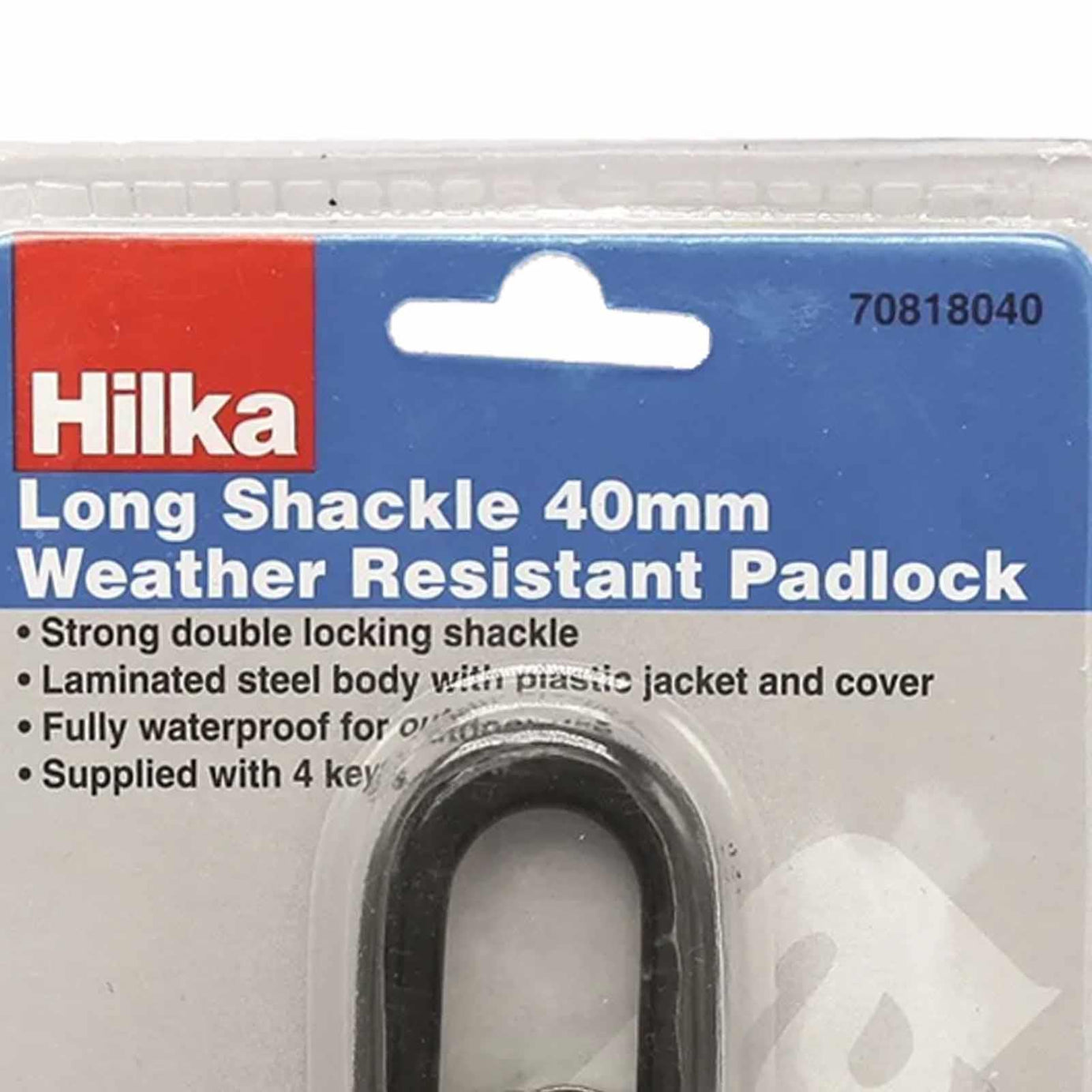Long Shackle Weather Resistant