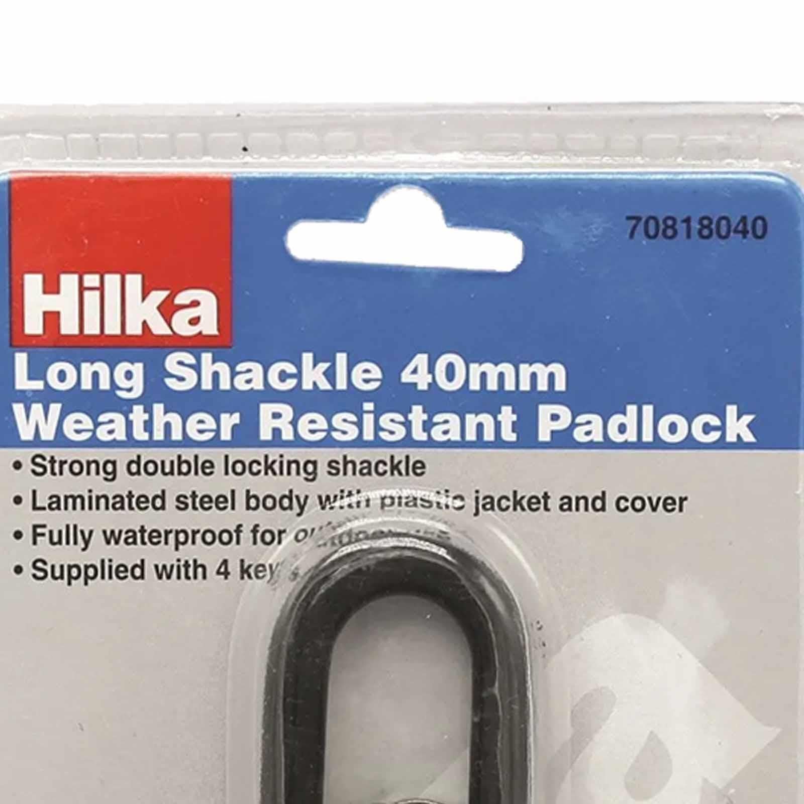 Long Shackle Weather Resistant