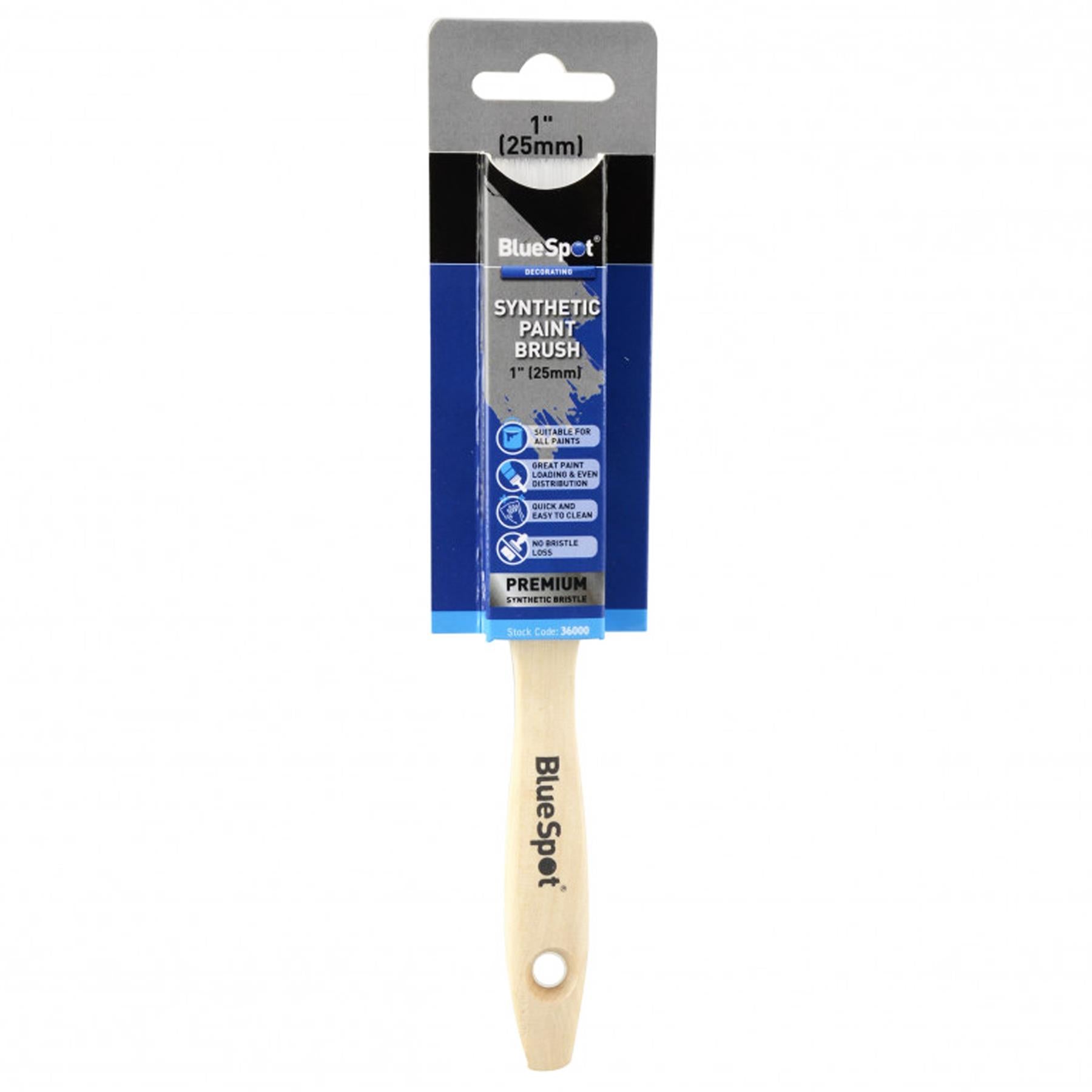 BlueSpot Seriously Good No Loss Walls & Ceilings Angled Paint Brush 1"/25mm