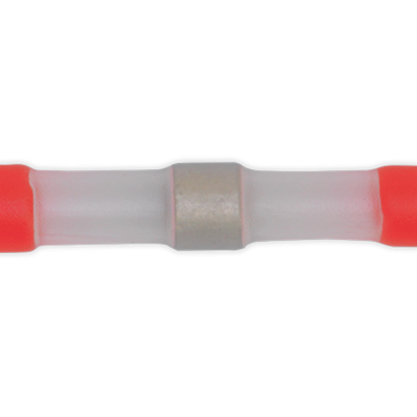 Sealey Heat Shrink Butt Connector 22-18 AWG Red Pack of 25