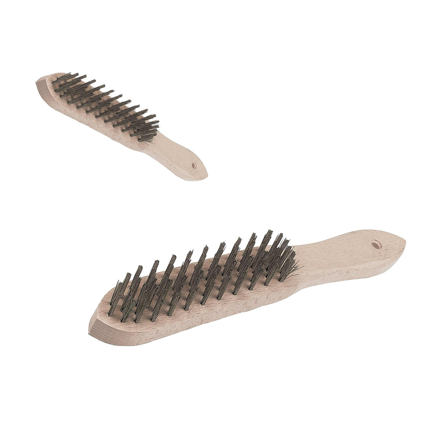 Heavy Duty Wire Brush 4 Row Bristle Length 20mm Length 290mm Brand New