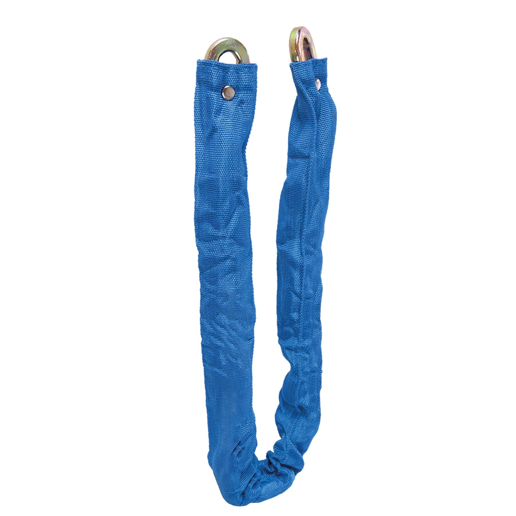 Sleeved High Security Chain 900mm 10mm Thick Hardened Steel Links Large Shackles