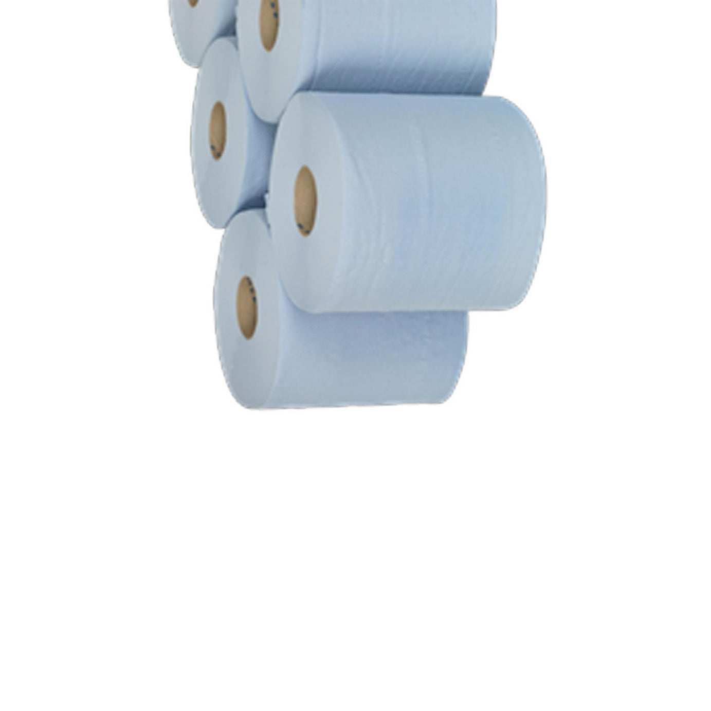 Sealey Paper Roll Blue 2-Ply Embossed 150m Pack of 6