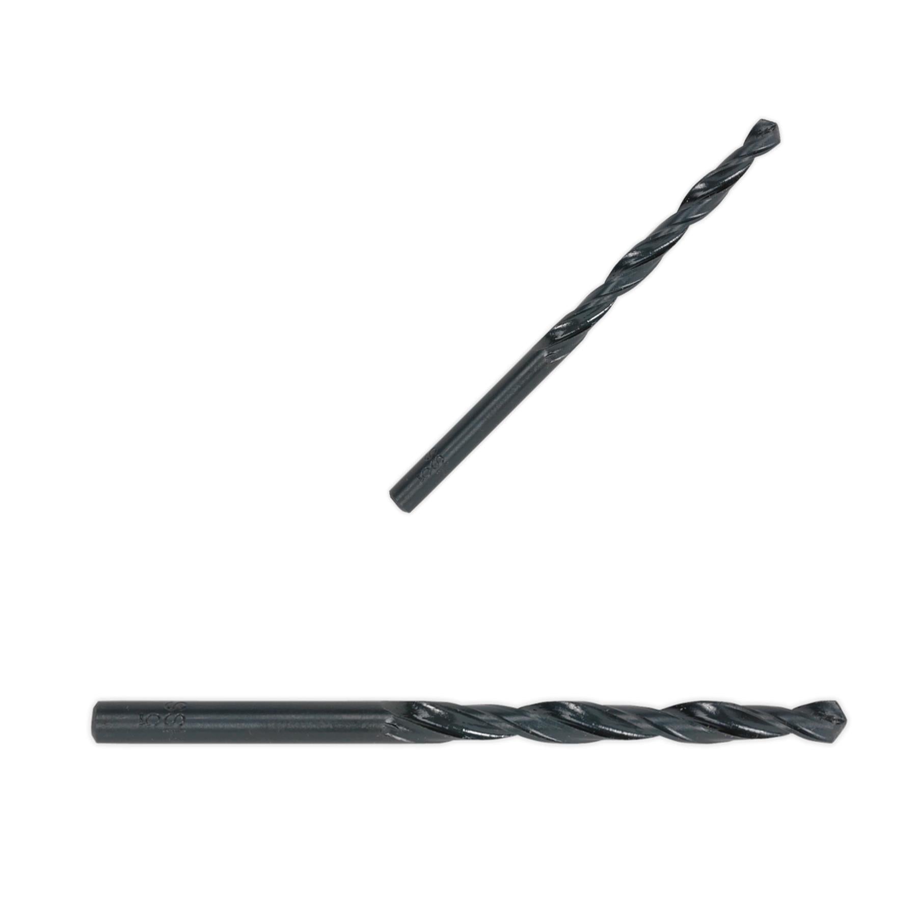 Sealey HSS Roll Forged Drill Bit Ø3/16" Pack of 10
