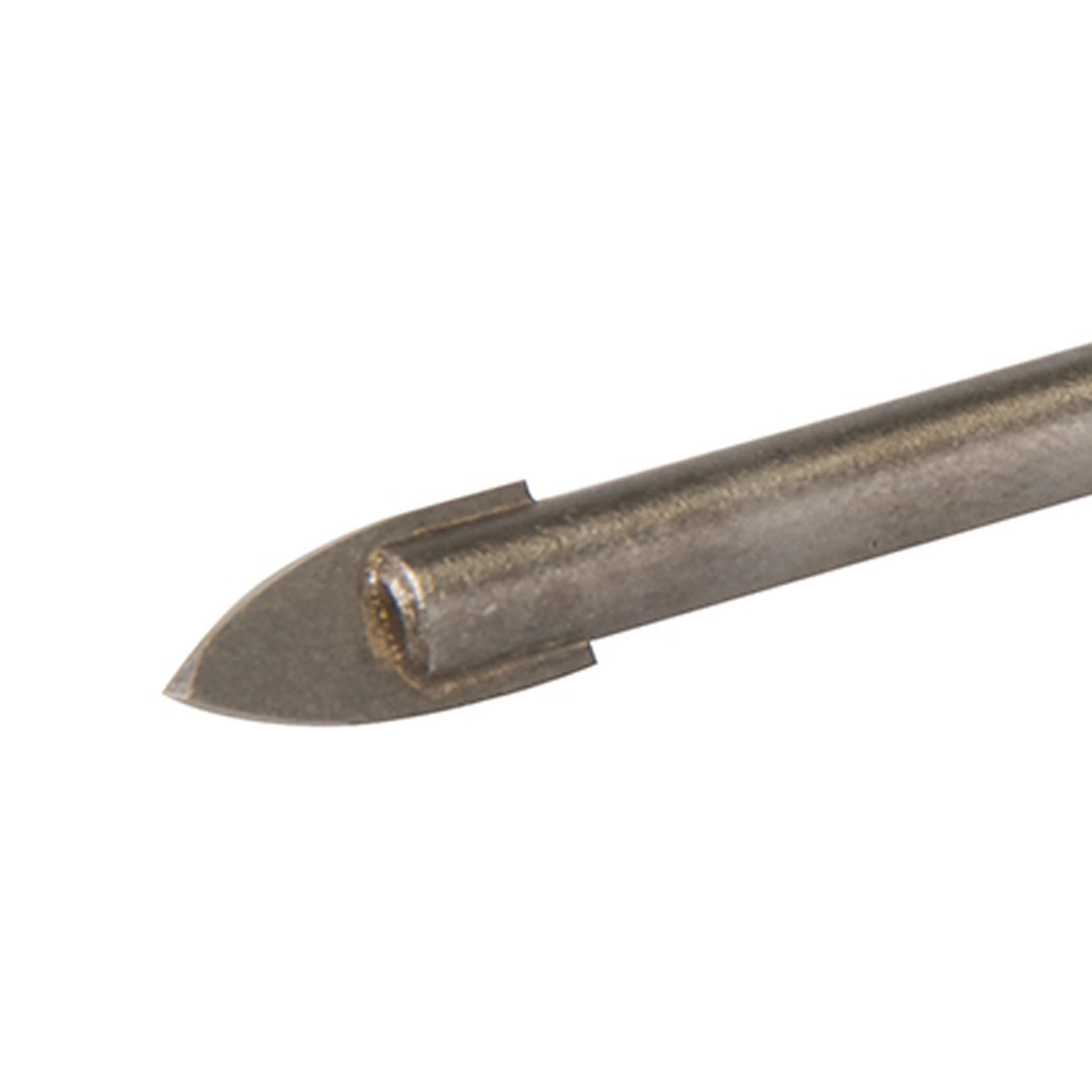 (6mm) Tile Glass Drill Bits Tungsten Carbide 1/4" Hex Shank Spear-Headed