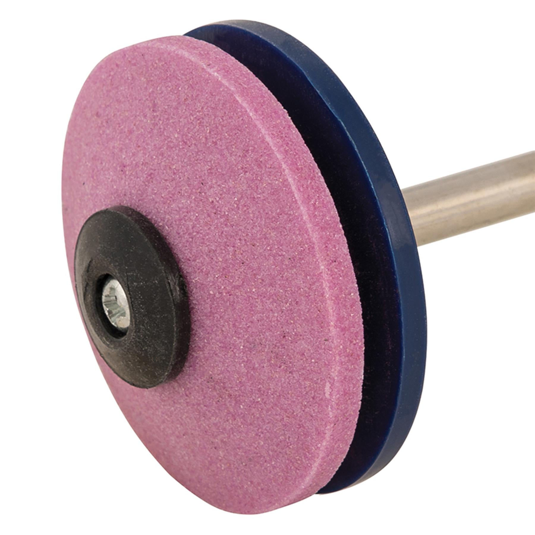 Rotary Mower & Tool Sharpener 50mm 2 Angled Faces And Guide Disc Quality