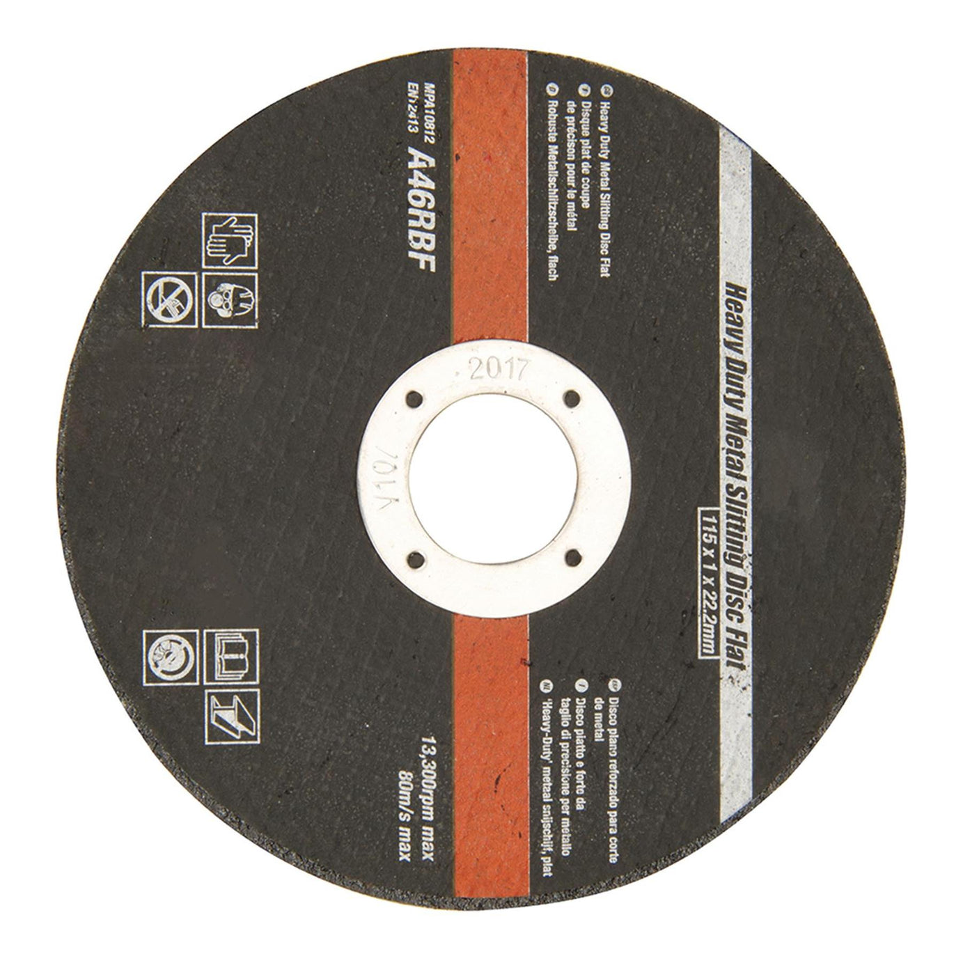 Heavy Duty Metal Slitting Cutting Disc Flat 115 X 1.2 X 22.23mm
