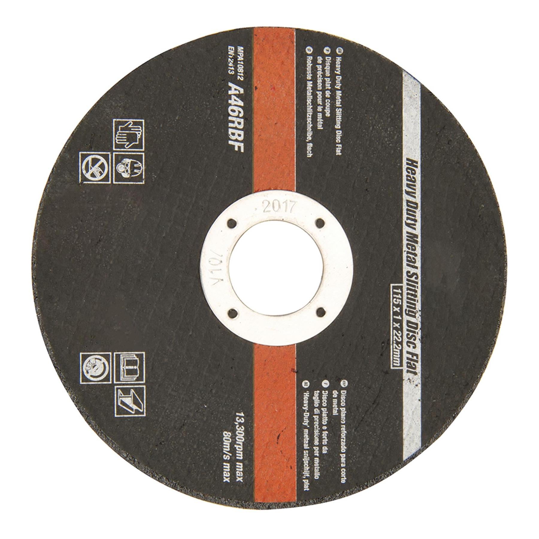 Heavy Duty Metal Slitting Cutting Disc Flat 115 X 1.2 X 22.23mm