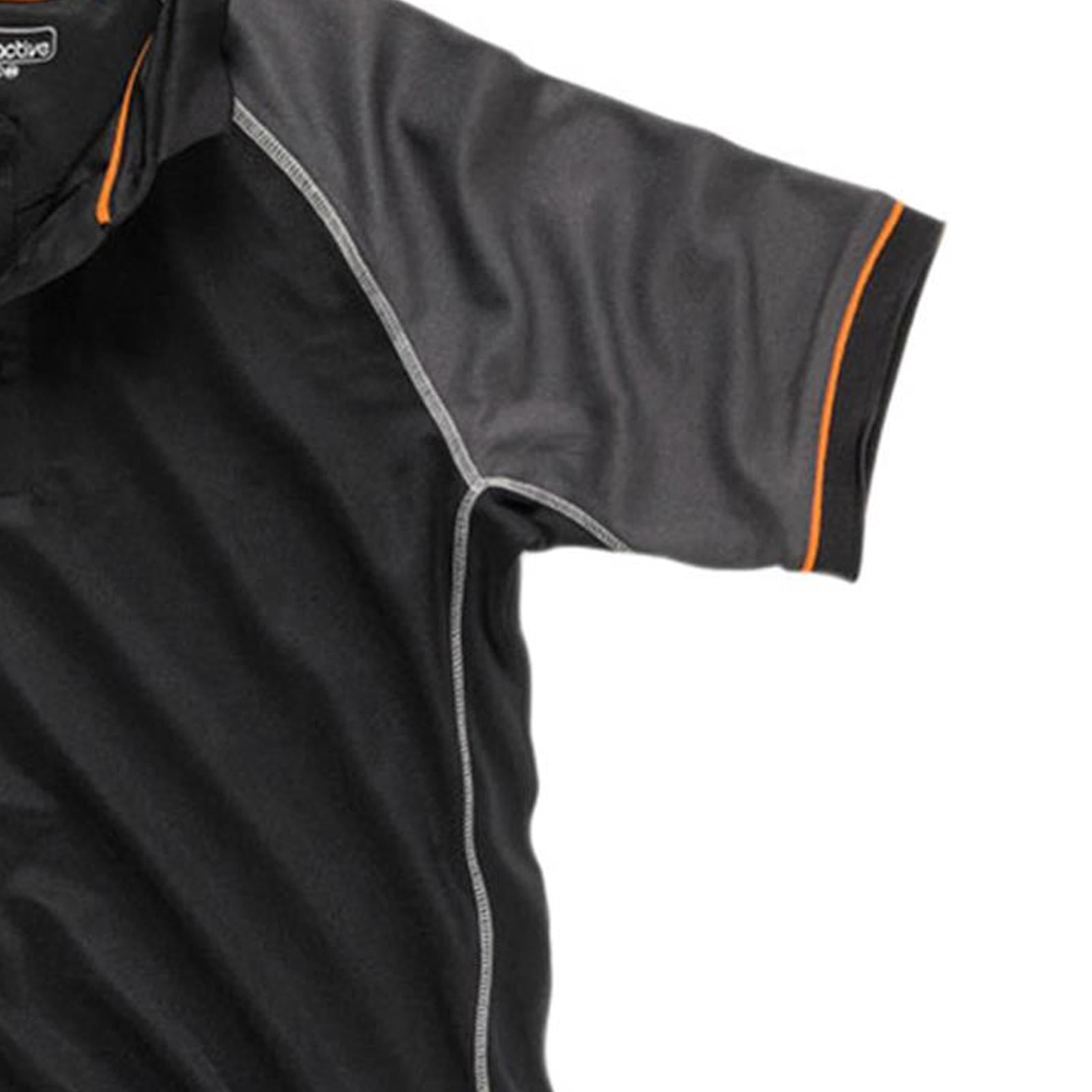 Scruffs Trade Active Polo Shirt Black (Size: XL) Men's Work T-Shirt