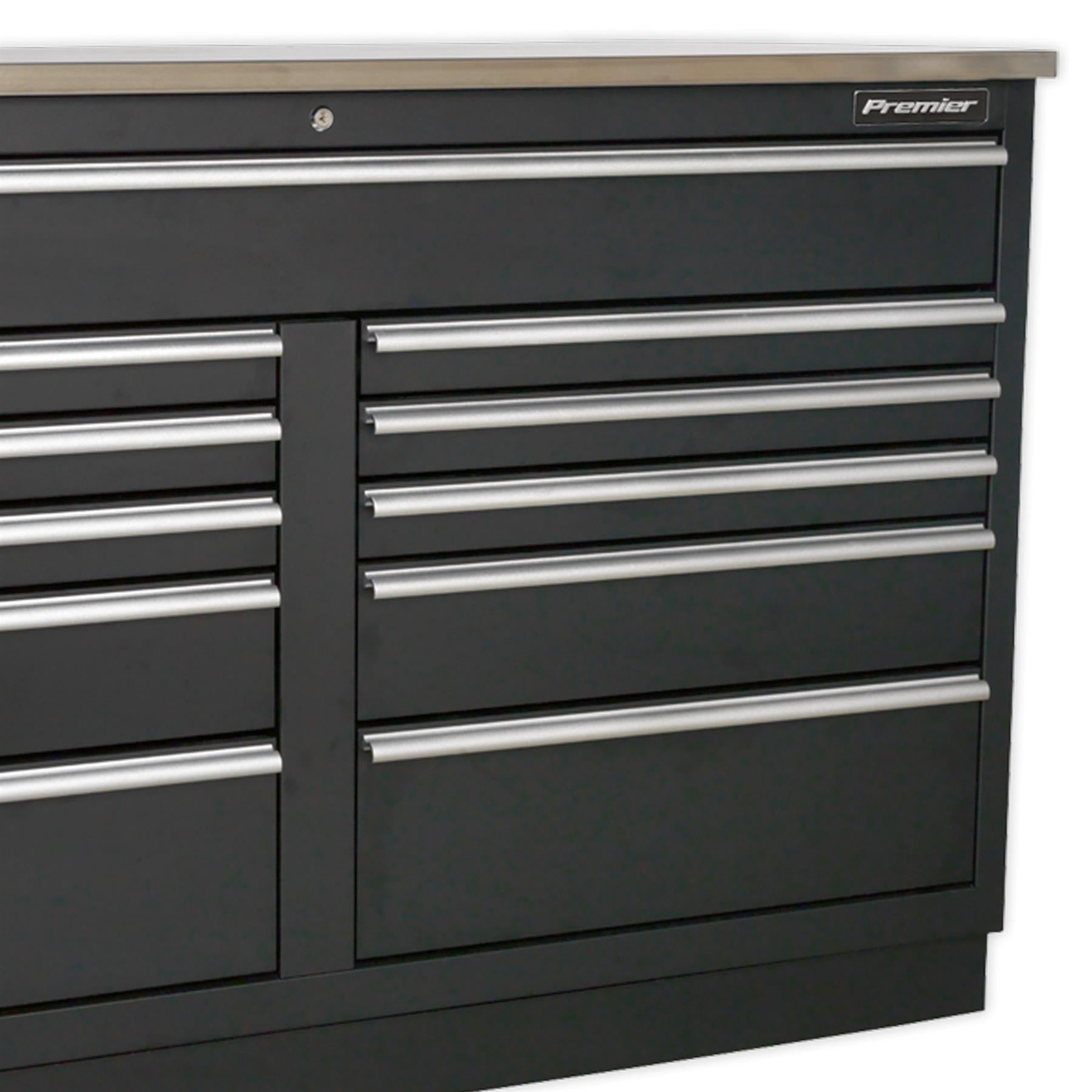 Sealey Modular Floor Cabinet 11 Drawer 1550mm Heavy-Duty