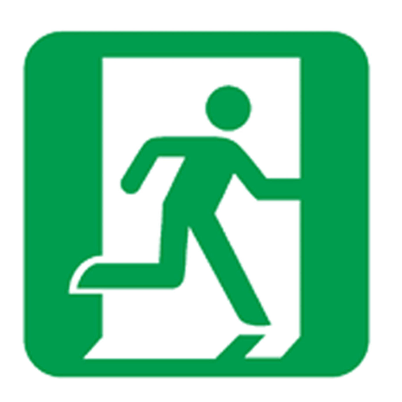 Sealey Safety Sign - Fire Action Without Lift - Plastic - Pk of 10