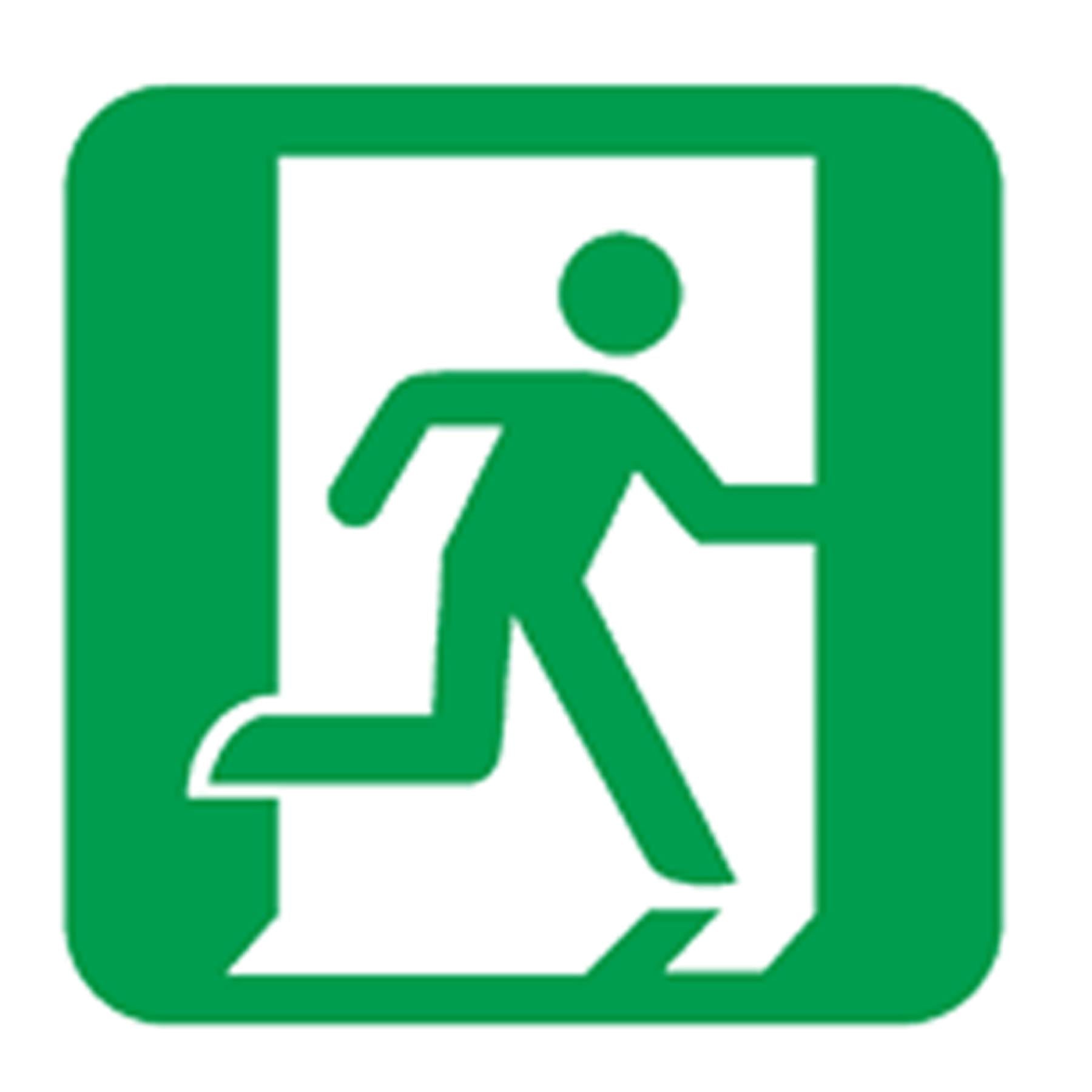 Sealey Safety Sign - Fire Action Without Lift - Plastic - Pk of 10