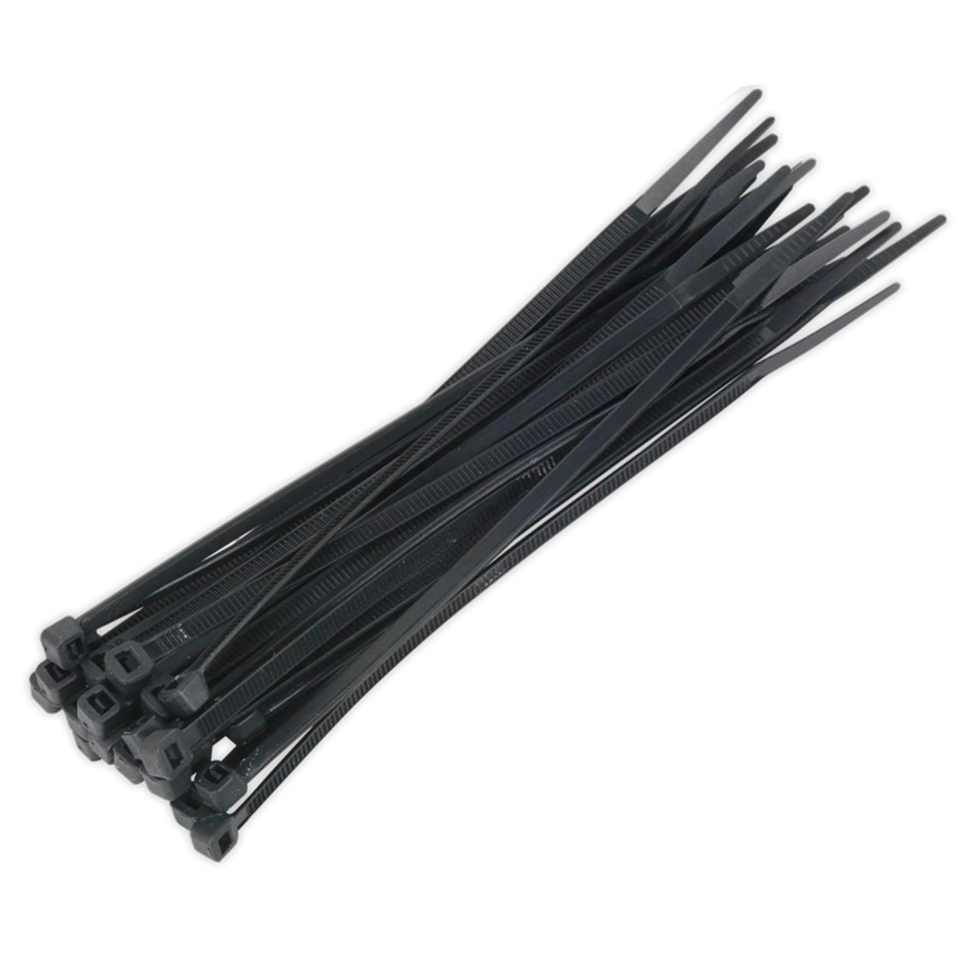 Sealey Cable Tie Assortment Black Pack of 75 Garage Workshop DIY