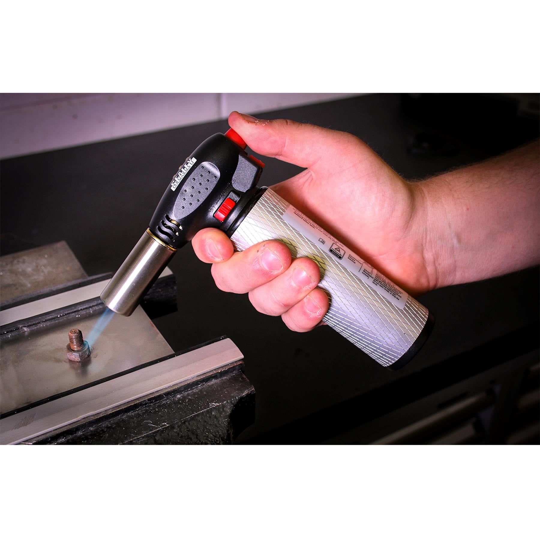 Sealey Heavy Duty Blow Torch Butane FlameThrower Burner Lighter Soldering Torch