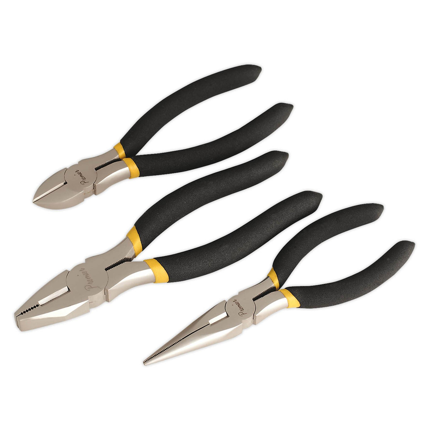 Sealey Pliers Set 3pc Ni-Fe Finish