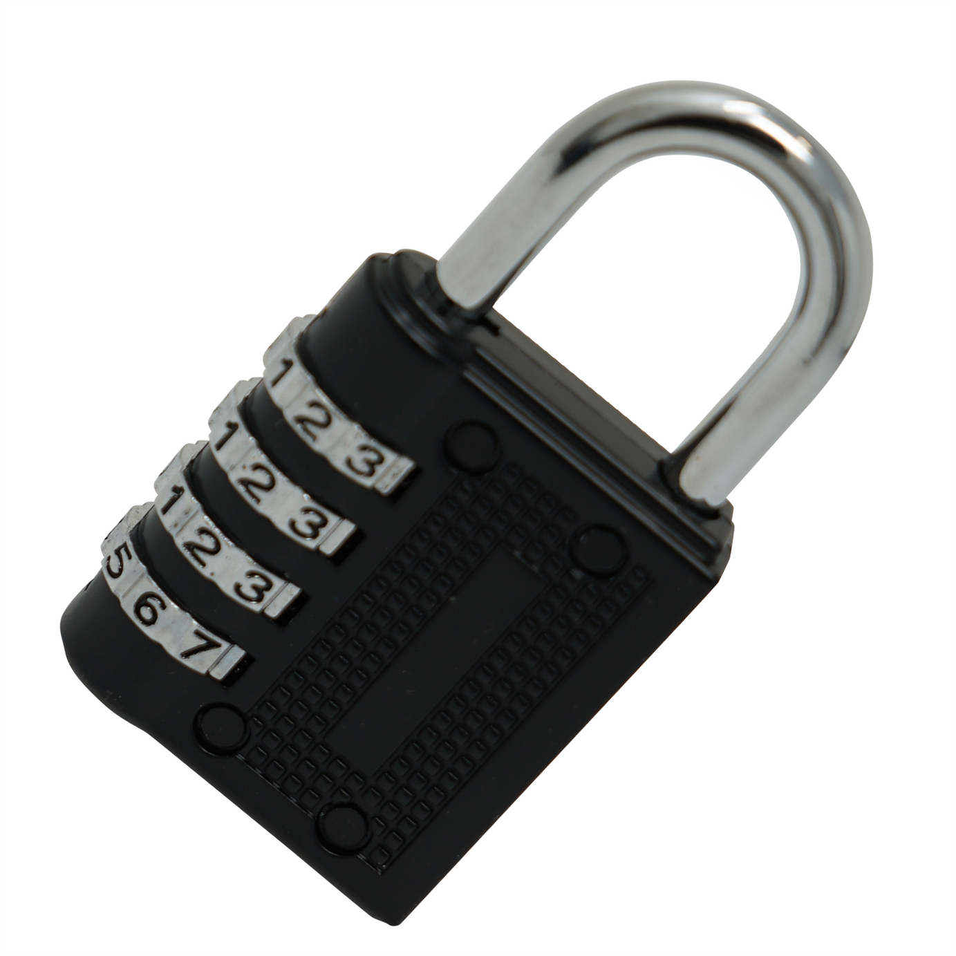Combination Padlock 4-Digit Outdoor Weatherproof Security School Lock Travel Black 2Pc