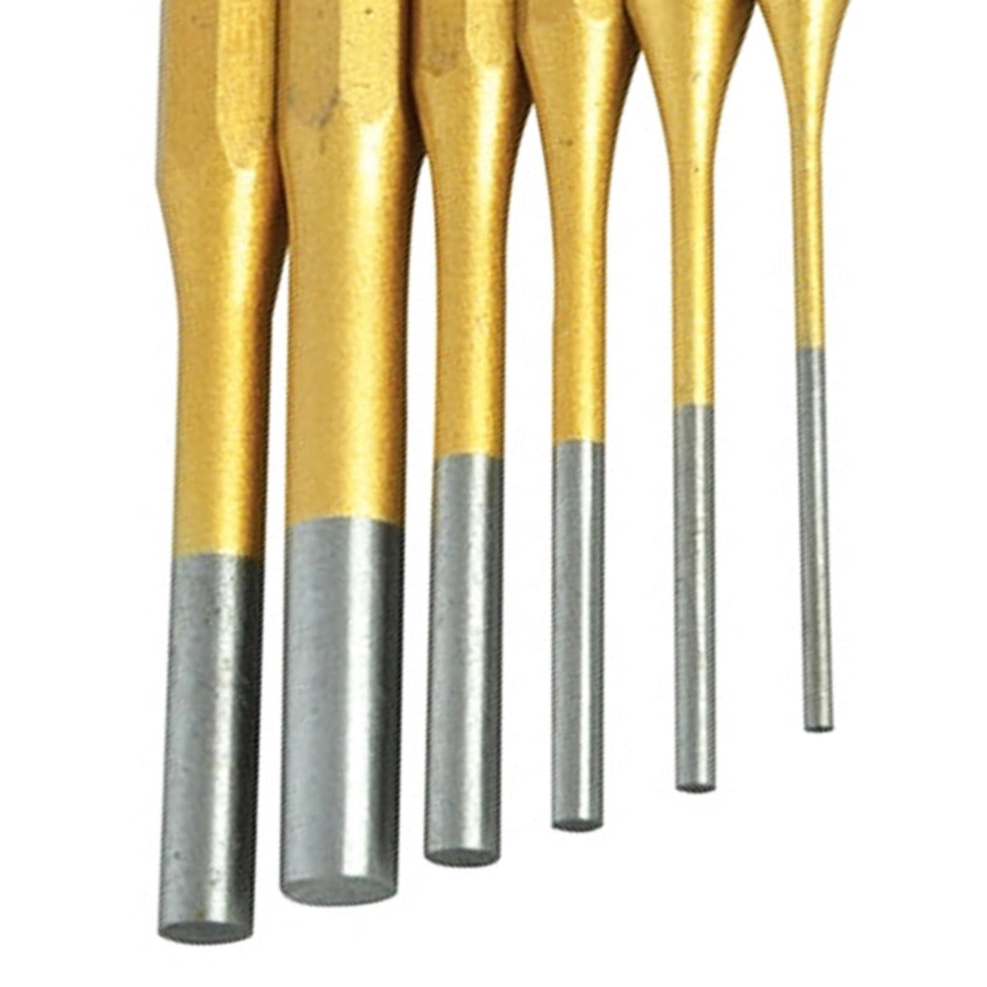 Bluespot 6 Pce Parallel Pin Punch Set Heavy Duty For Mechanics Engineers And Diy