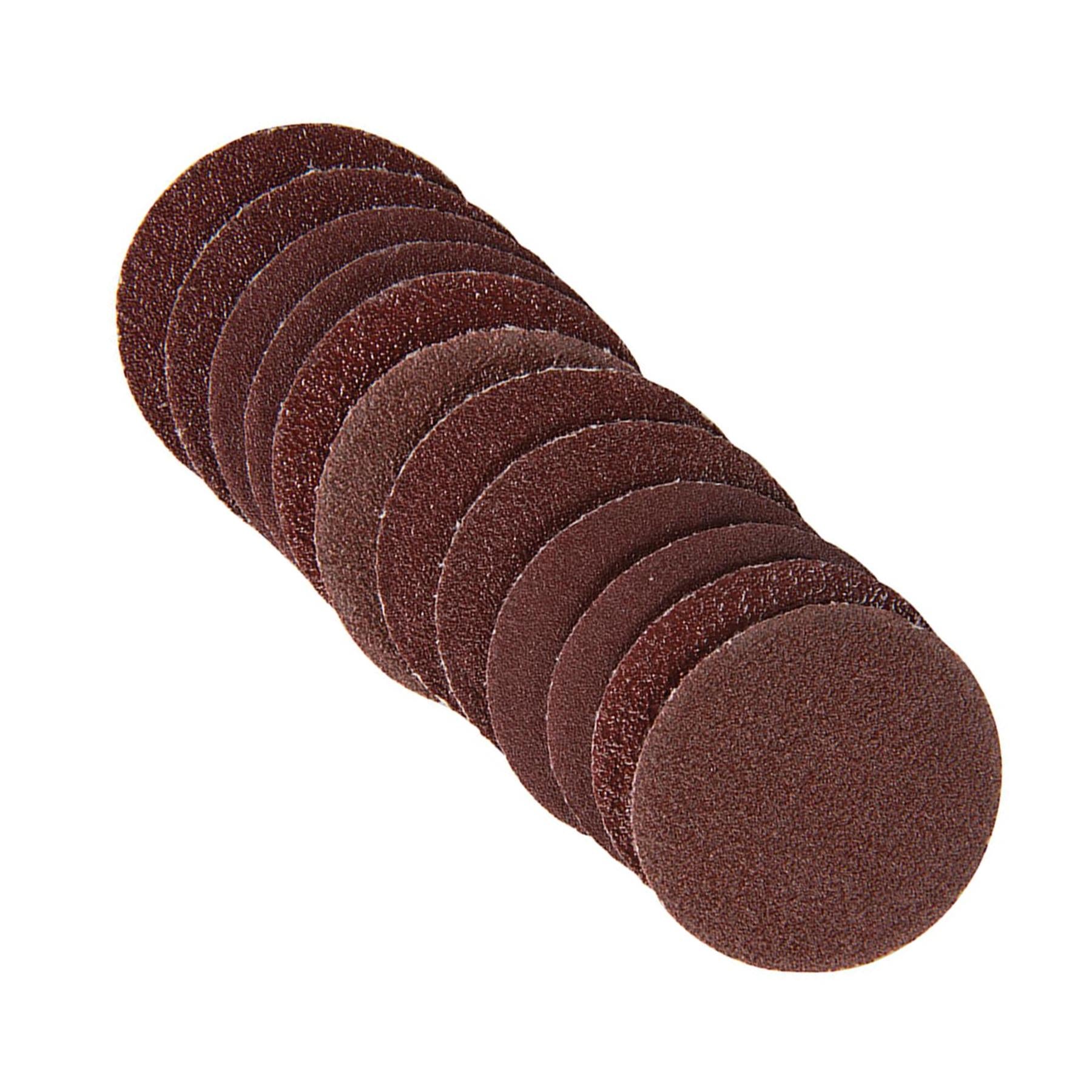 Self-Adhesive Sanding Discs 50mm 60Pk 20 x 60, 20 x 80, 20x120G Aluminium Oxide