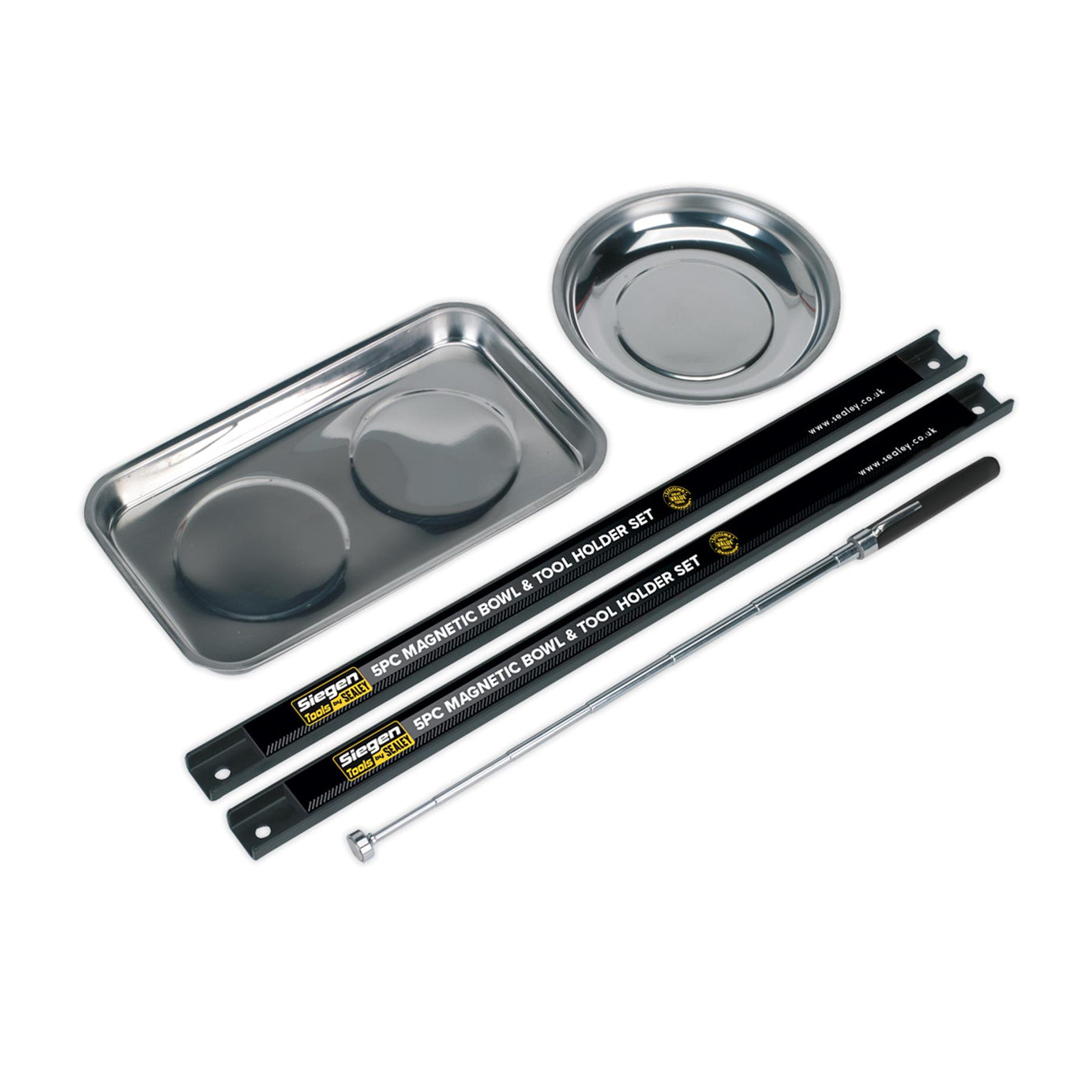 Sealey Magnetic Bowl & Tool Holder Set 5pc