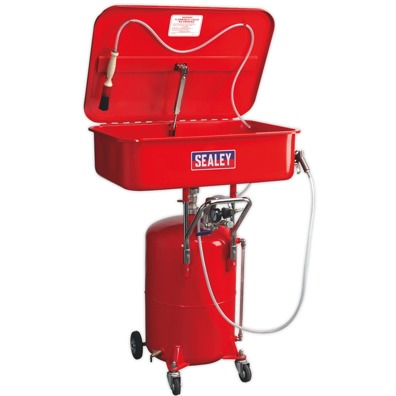 Sealey Mobile Parts Cleaning Tank Air Operated with Reservoir