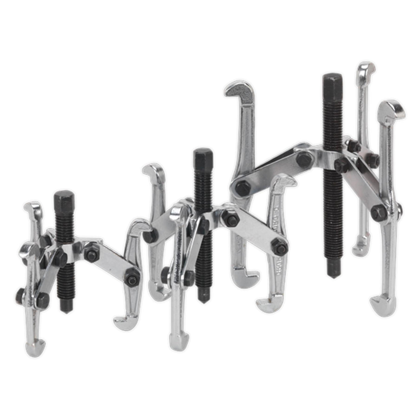 Sealey 3pc Triple Leg Gear Reversible Puller Set