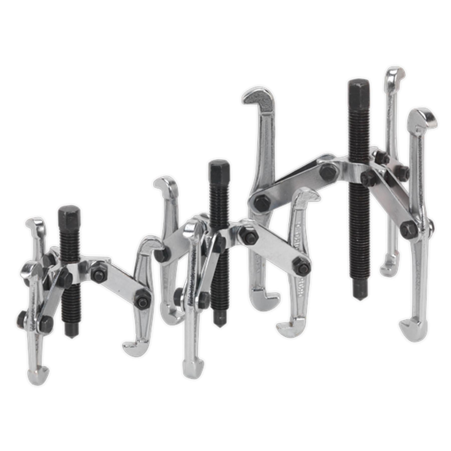 Sealey 3pc Triple Leg Gear Reversible Puller Set