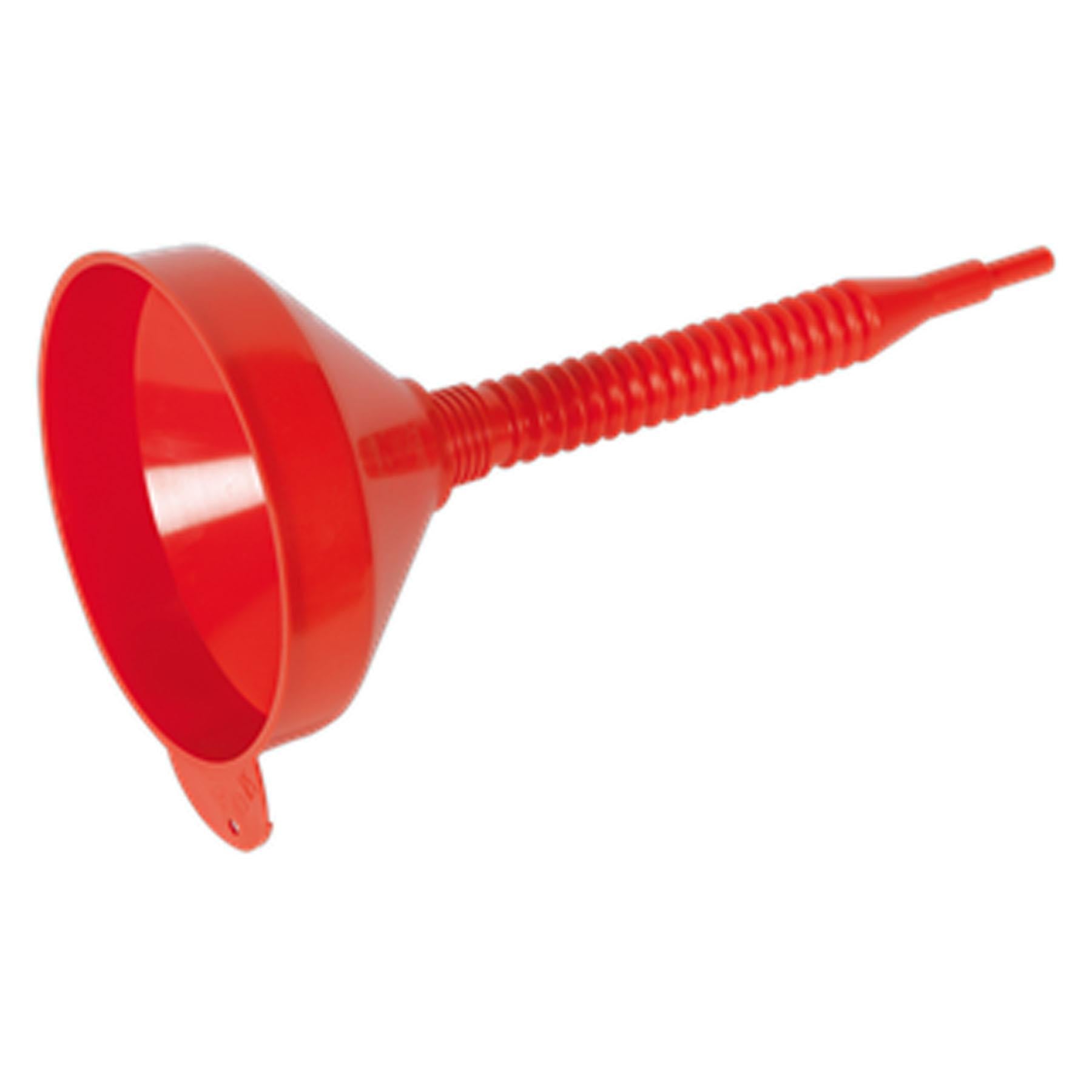 Sealey Flexi-Spout Funnel Medium �200mm with Filter