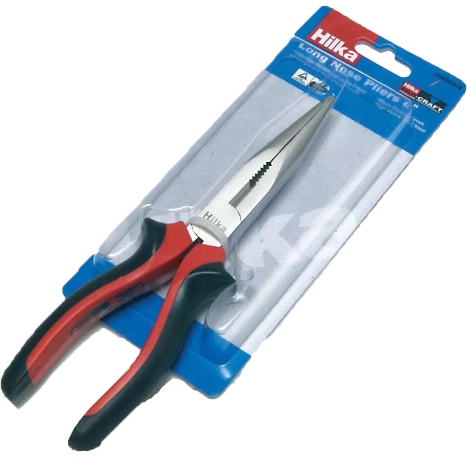 8" Long Nose Pliers Heavy Duty Snipe End Plier Large Needle Nosed Pliers