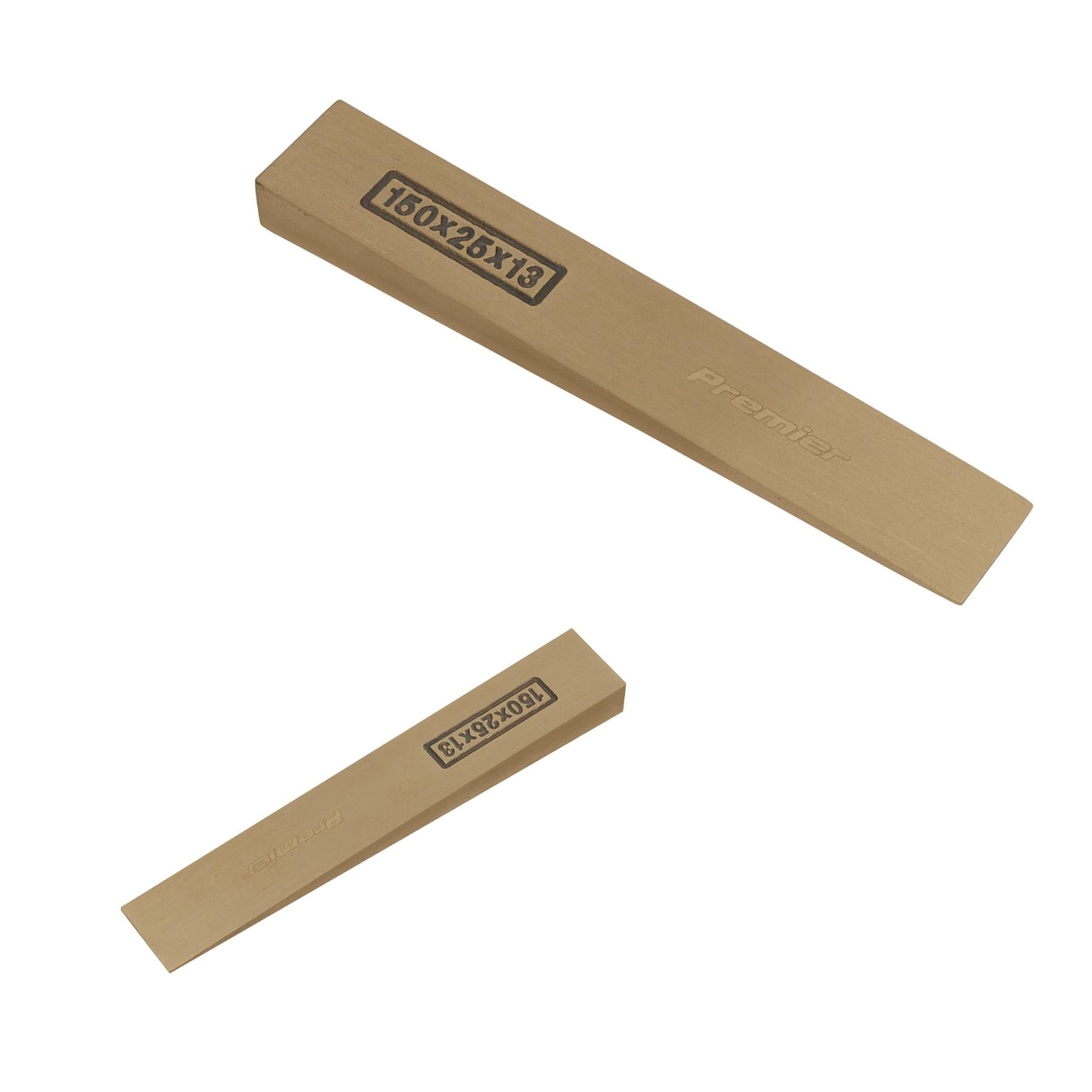 Sealey Wedge 150 x 25 x 13mm - Non-Sparking Beryllium Copper