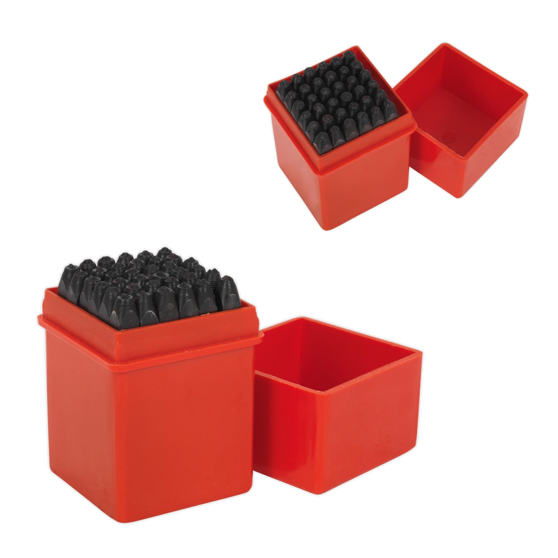 Sealey Letter & Number Punch Set 36pc 2.5mm