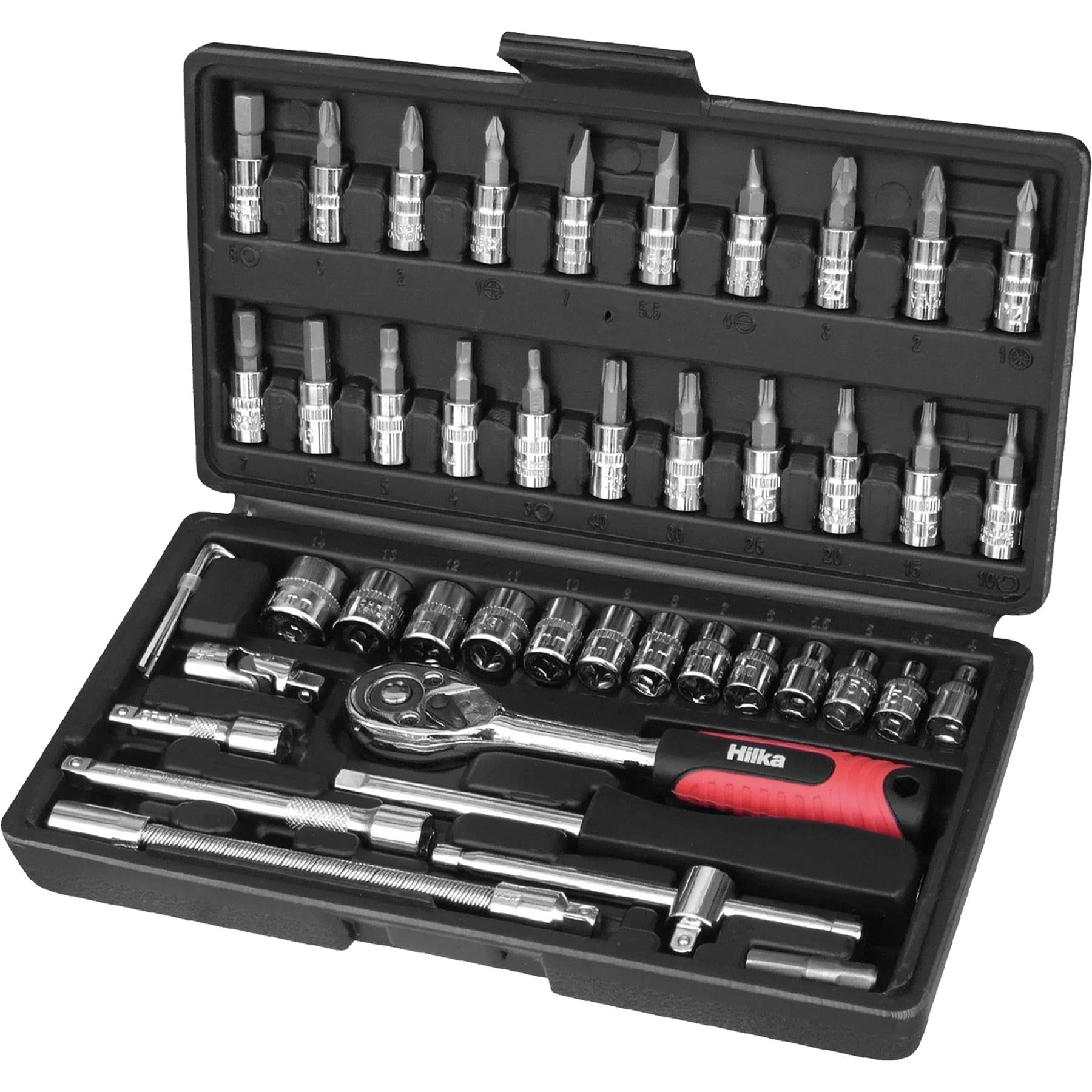 Hilka 1/4" Drive Socket & Bit Set