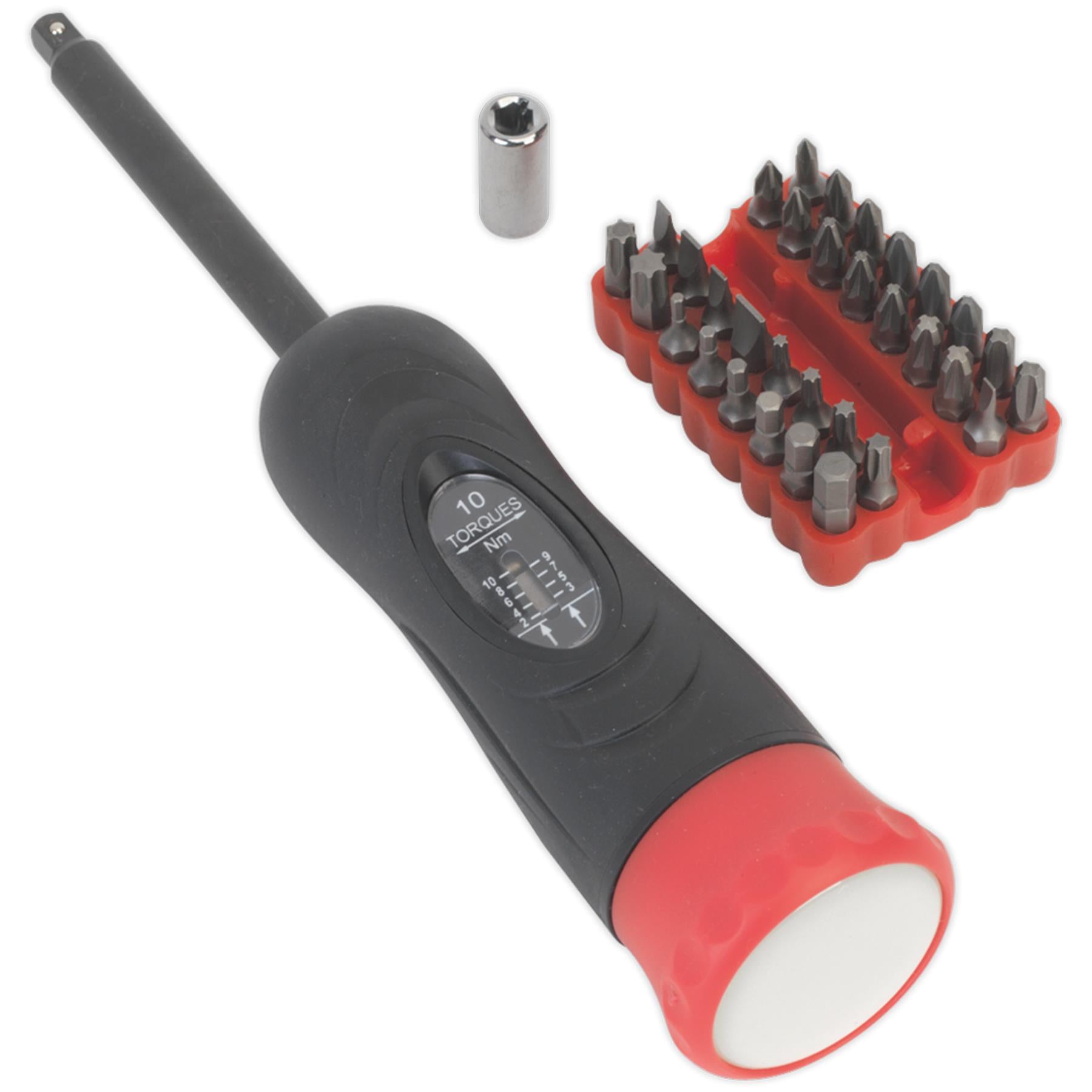 Sealey Torque Screwdriver Set 34pc 2-10Nm 1/4"Sq Drive
